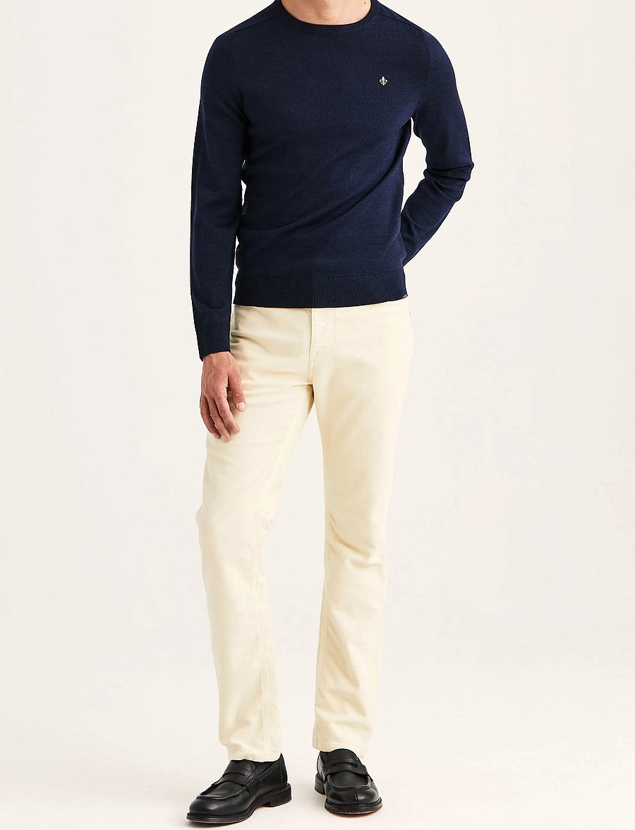 Morris - Merino Oneck - rundhals - blue - 5