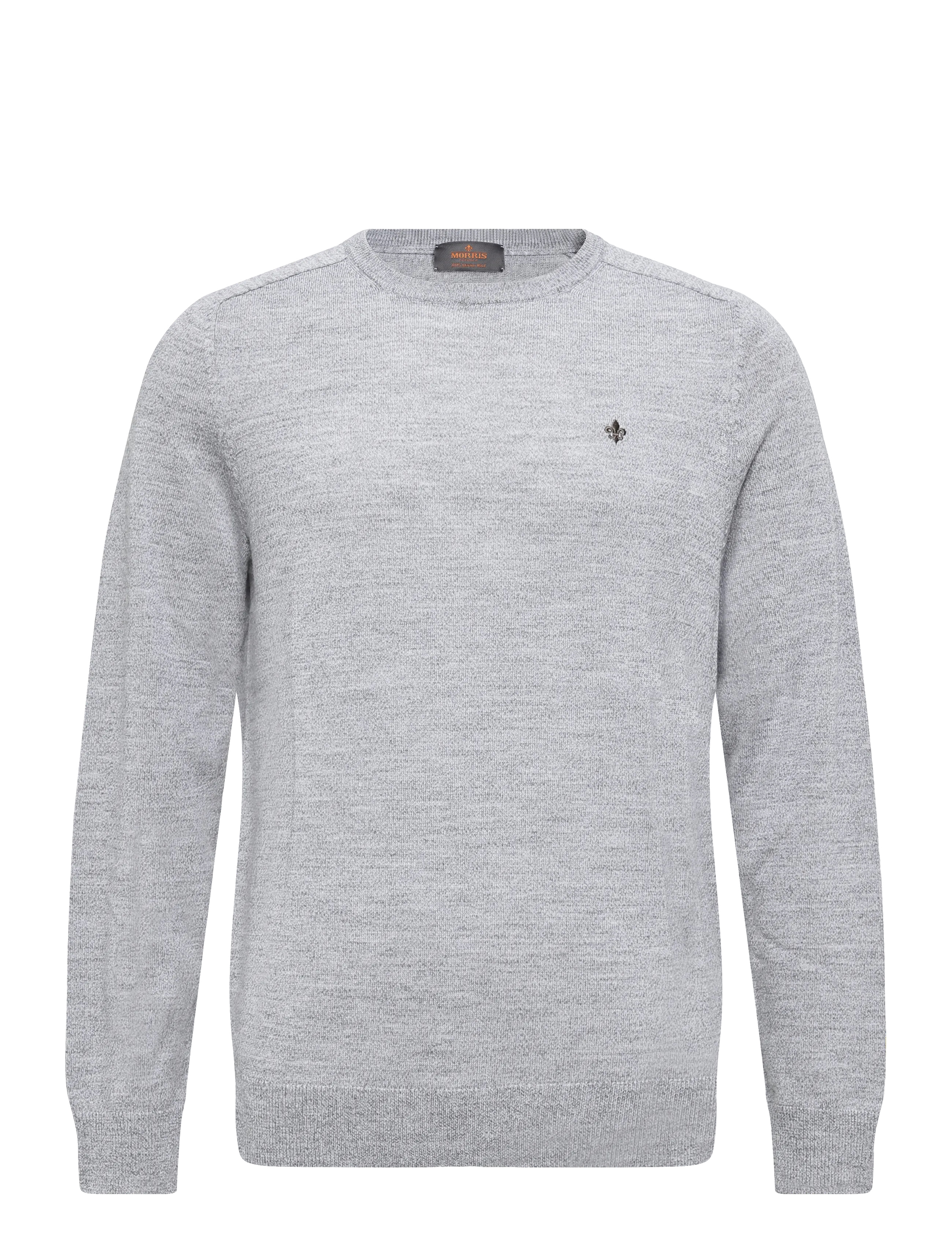 Morris - Merino Oneck - rundhals - grey - 1