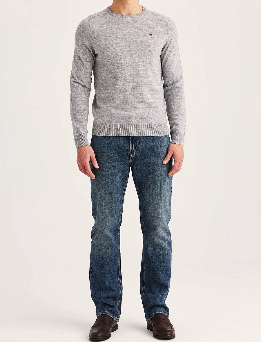 Morris - Merino Oneck - rundhals - grey - 3