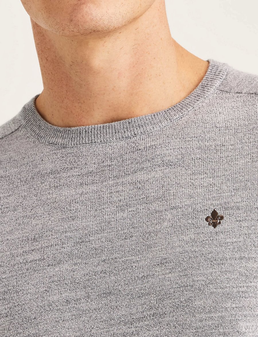 Morris - Merino Oneck - rundhals - grey - 5