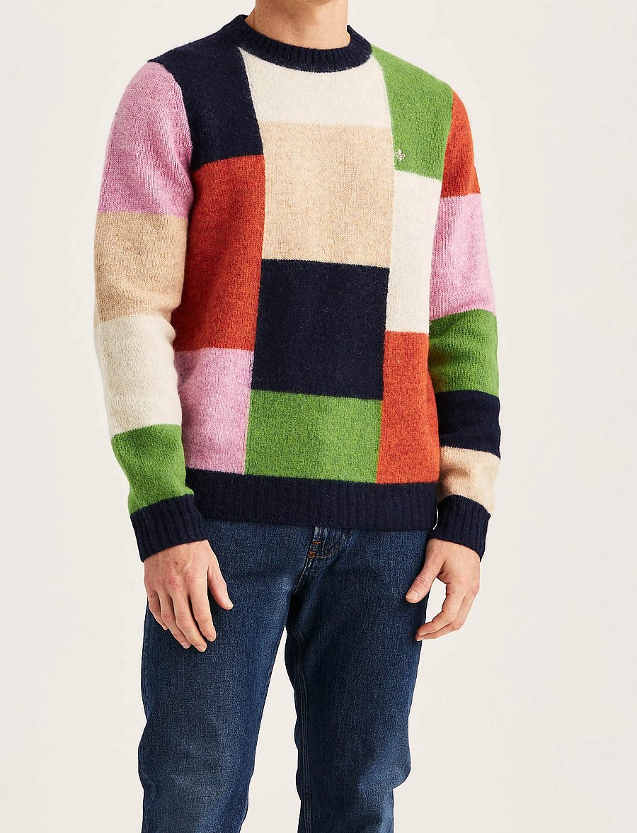 Morris - Hubert Sweater - rundhals - navy - 0