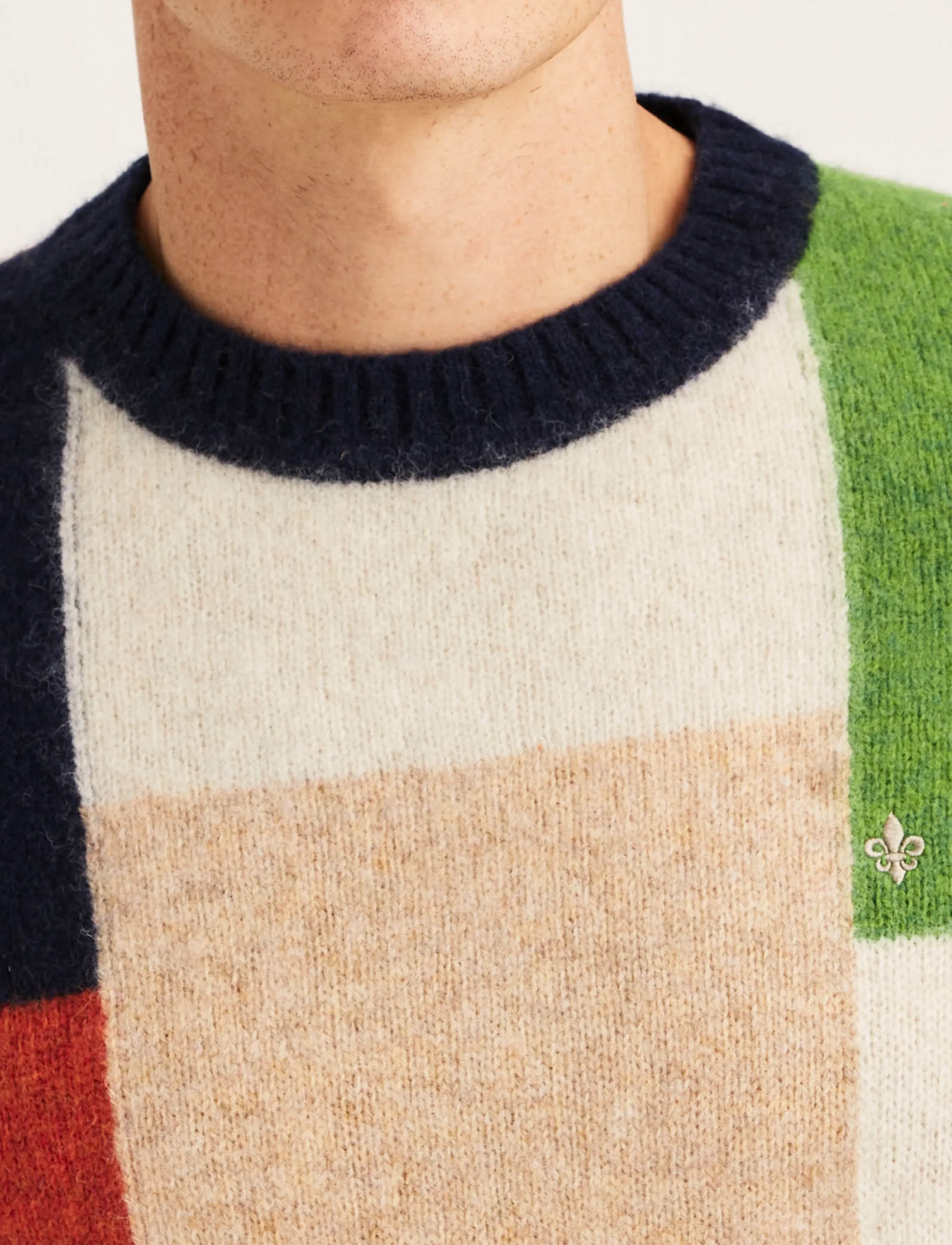 Morris - Hubert Sweater - rundhals - navy - 5
