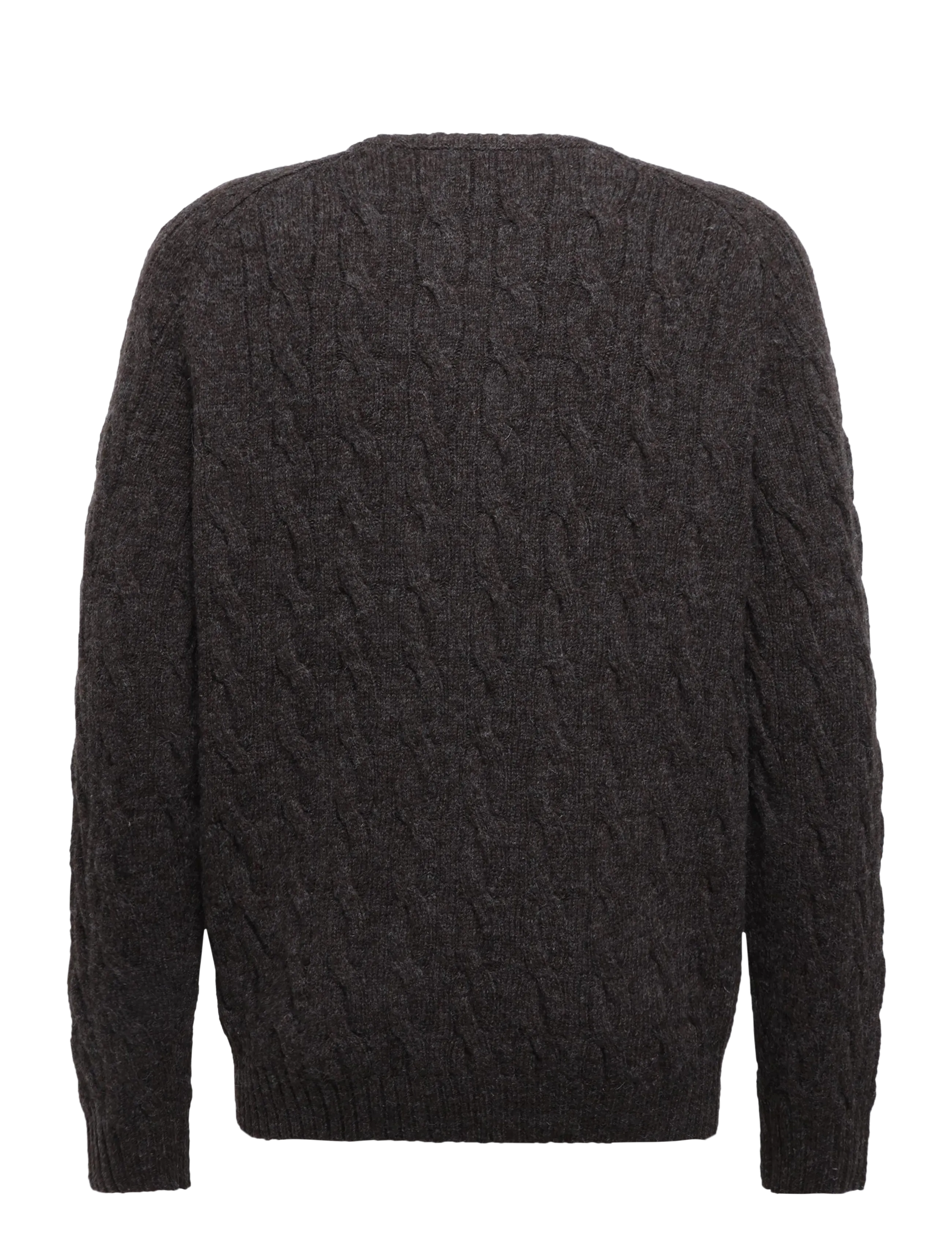 Morris - Archard Cable Sweater - Ümara kaelusega - brown - 2