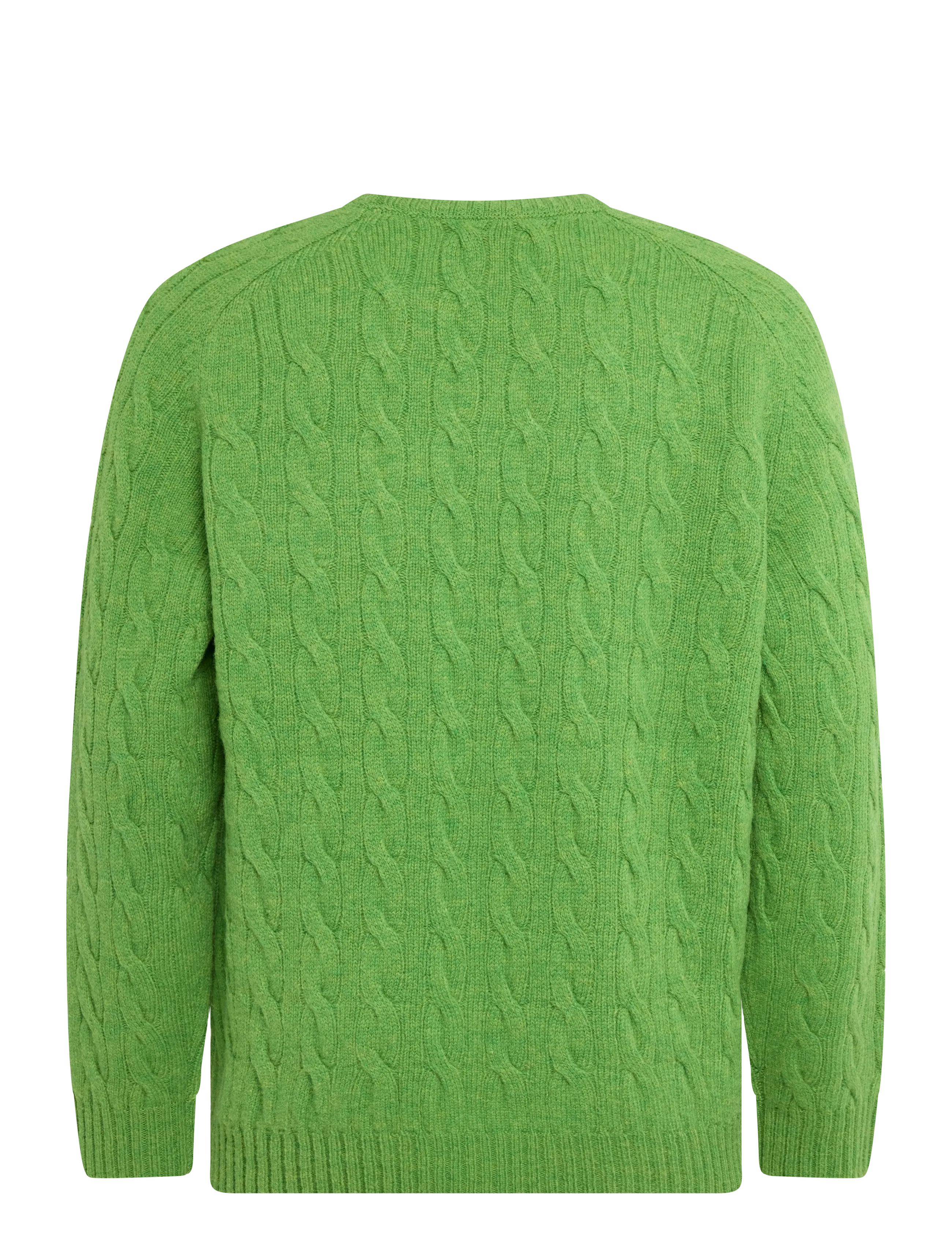 Morris - Archard Cable Sweater - Ümara kaelusega - green - 1