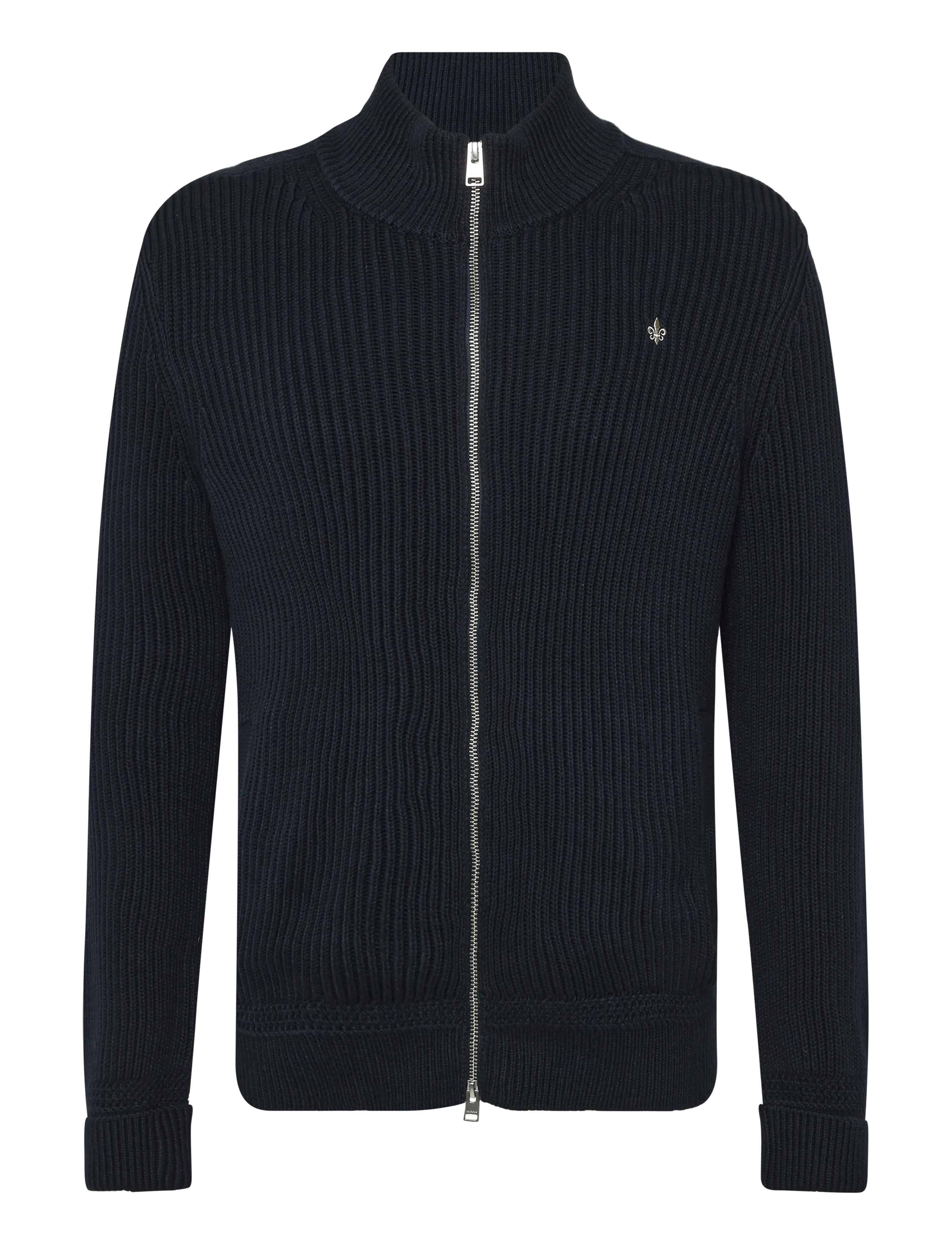 Morris - Duncan Zip Cardigan - old blue - 1