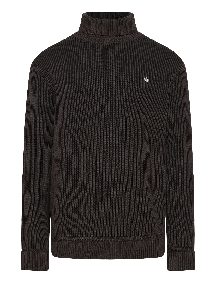 Morris - Wallace Roller Neck - turtlenecks - brown - 1