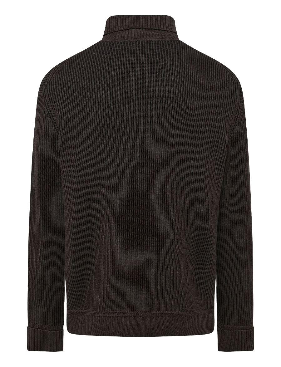 Morris - Wallace Roller Neck - turtlenecks - brown - 2