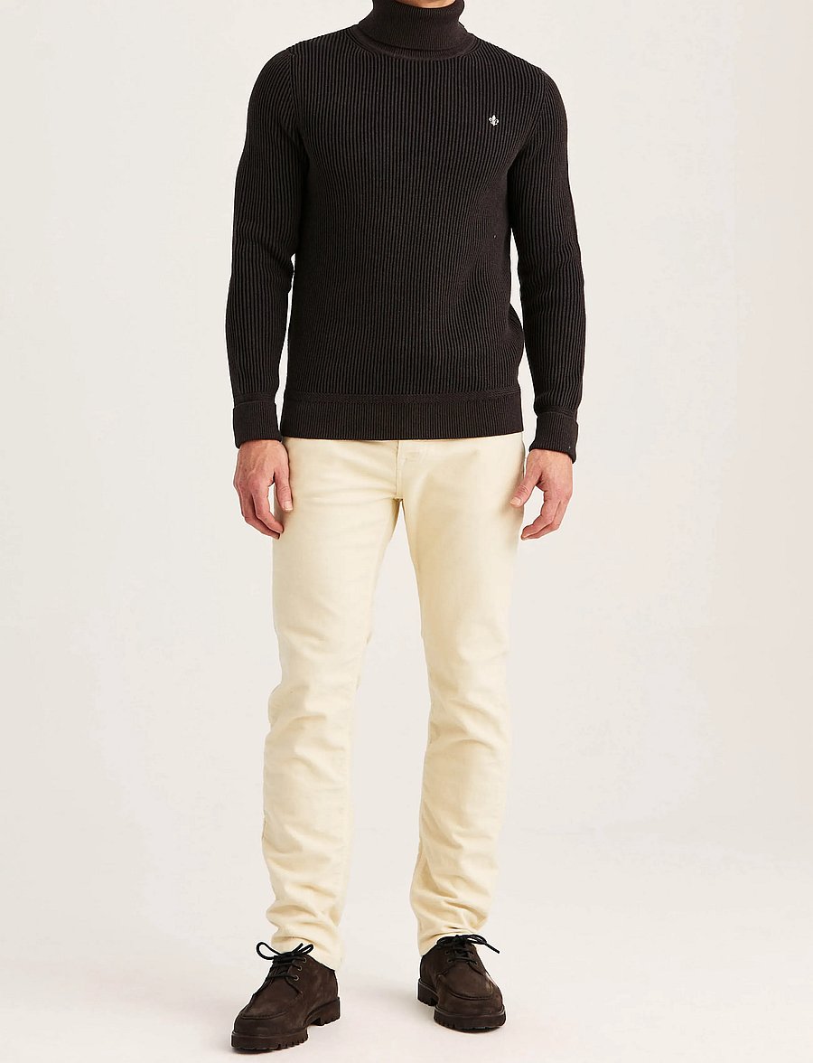 Morris - Wallace Roller Neck - turtlenecks - brown - 3