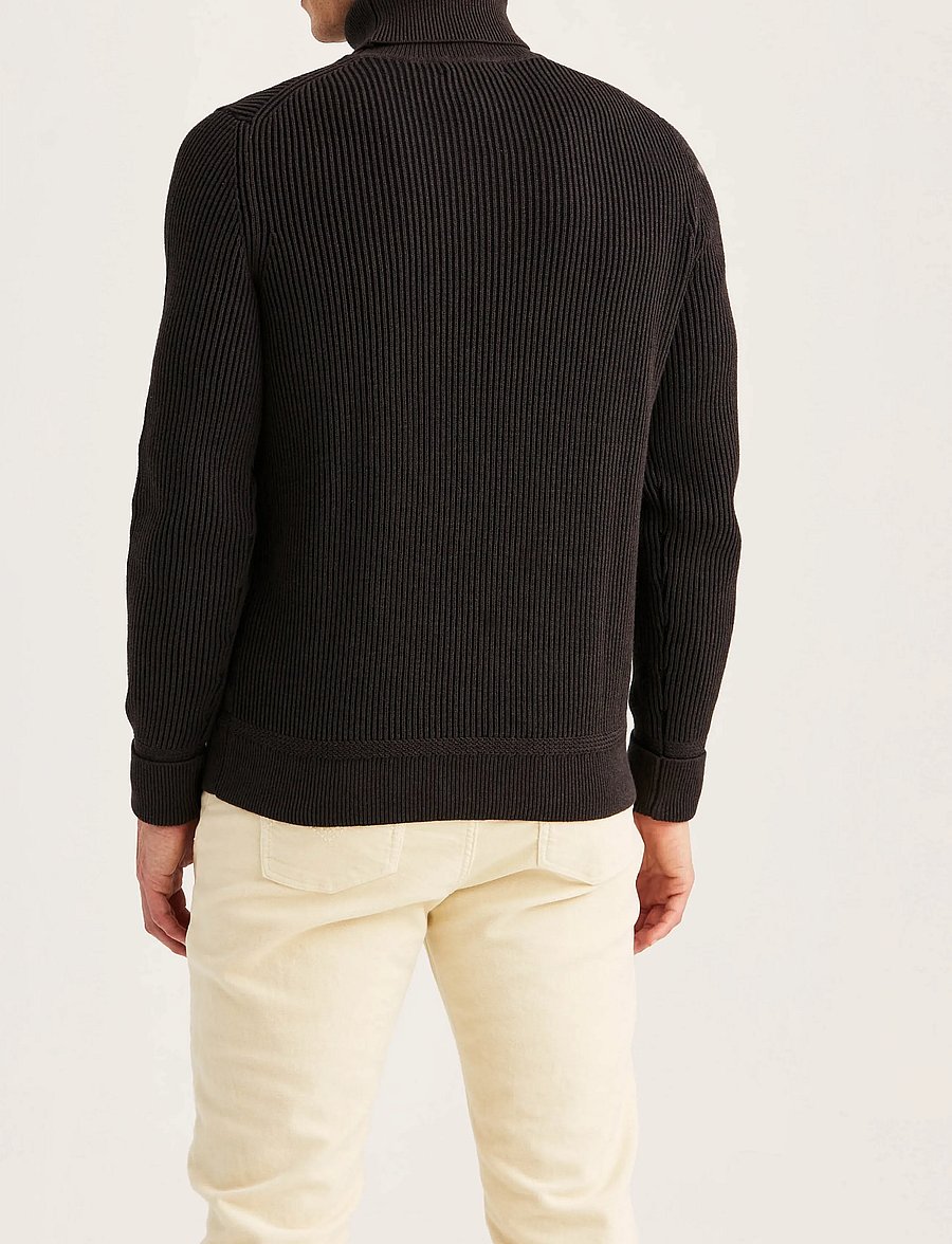 Morris - Wallace Roller Neck - turtlenecks - brown - 4