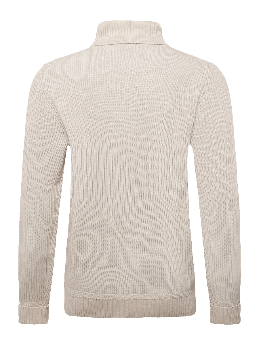 Morris - Wallace Roller Neck - polokrage - khaki - 2