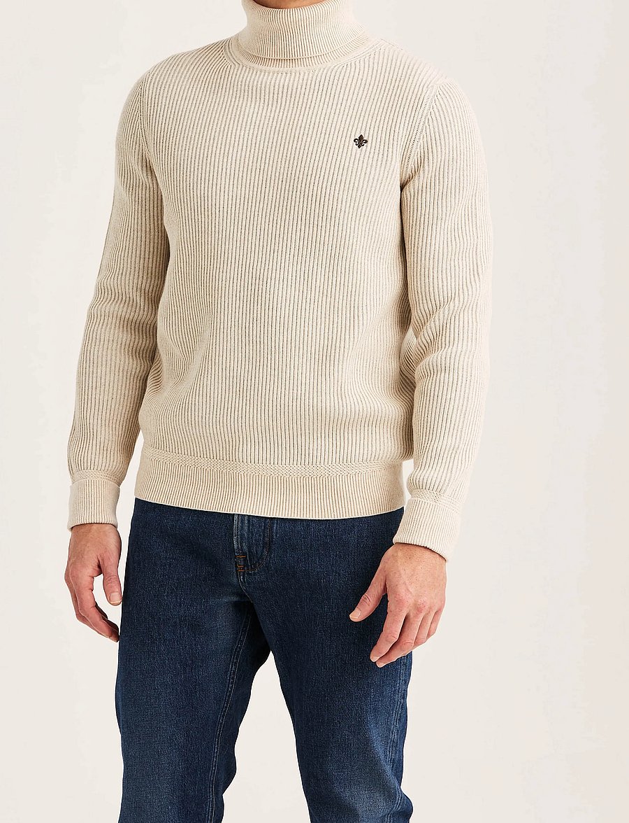 Morris - Wallace Roller Neck - polokrage - khaki - 0