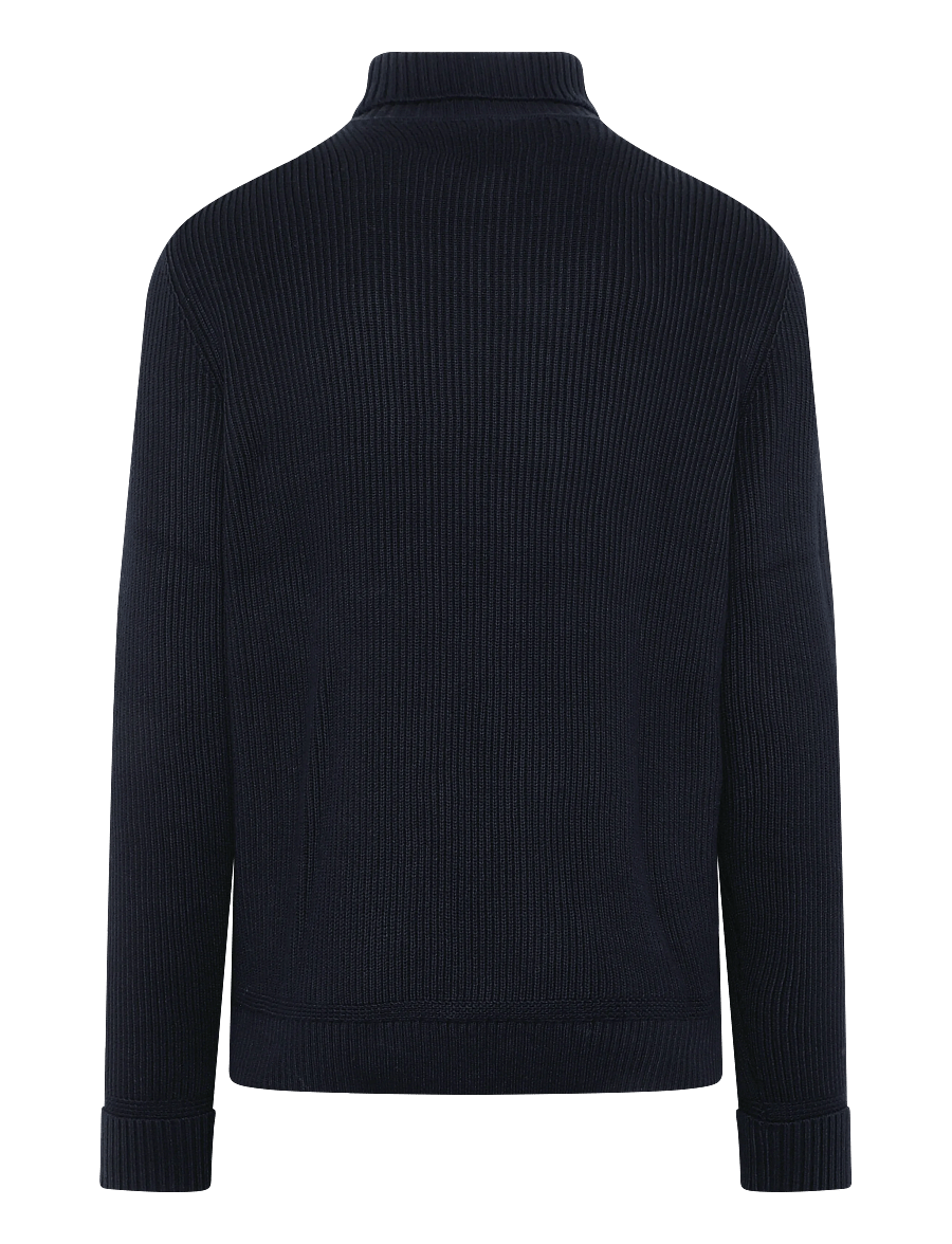Morris - Wallace Roller Neck - turtlenecks - old blue - 2