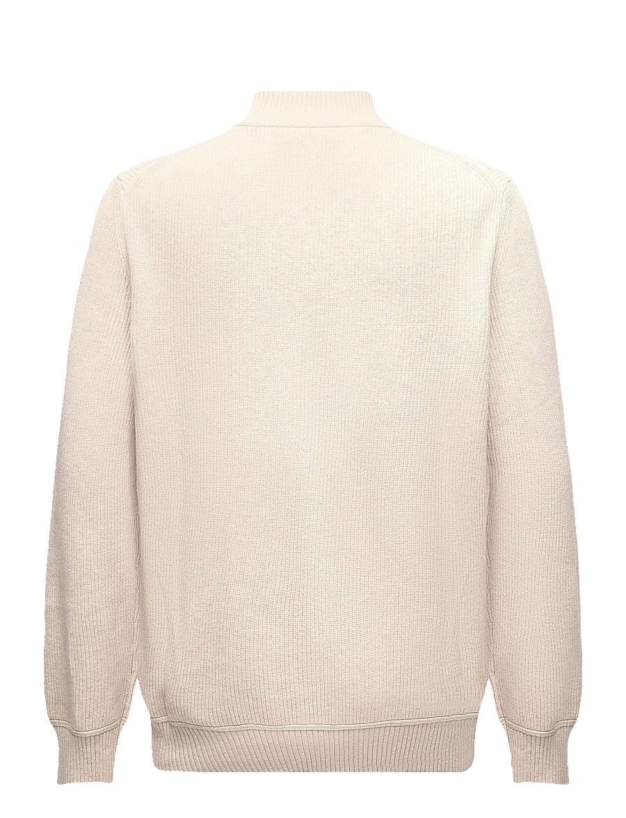 Morris - Colin Half Zip - pullover mit halbem reißverschluss - khaki - 2