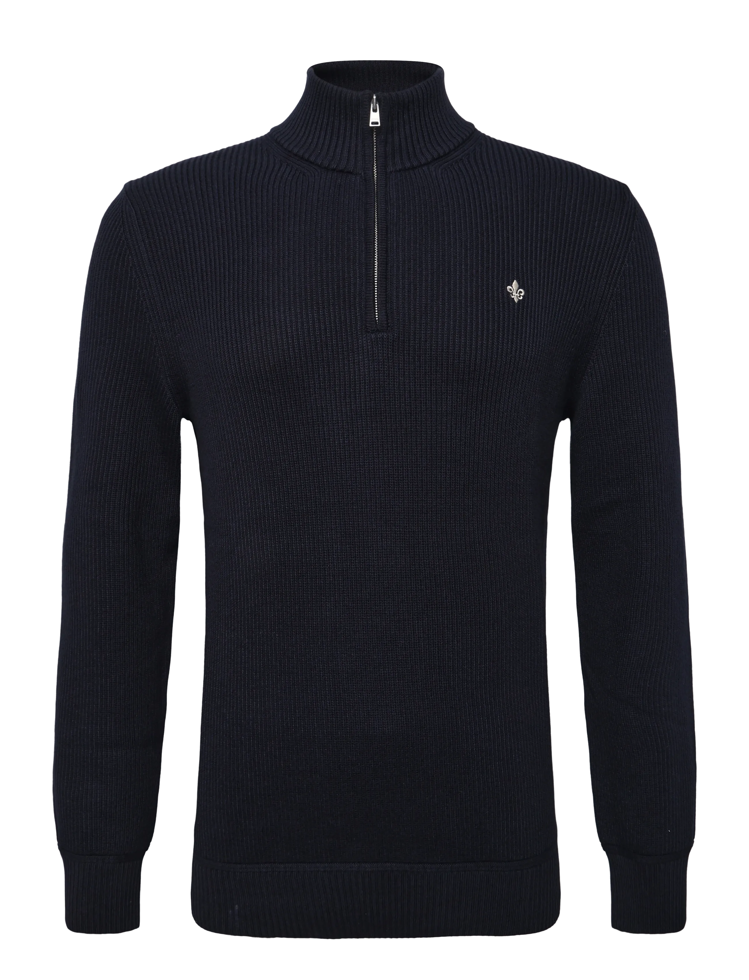Morris Colin Half Zip - Half zip jumpers - OLD BLUE / navy