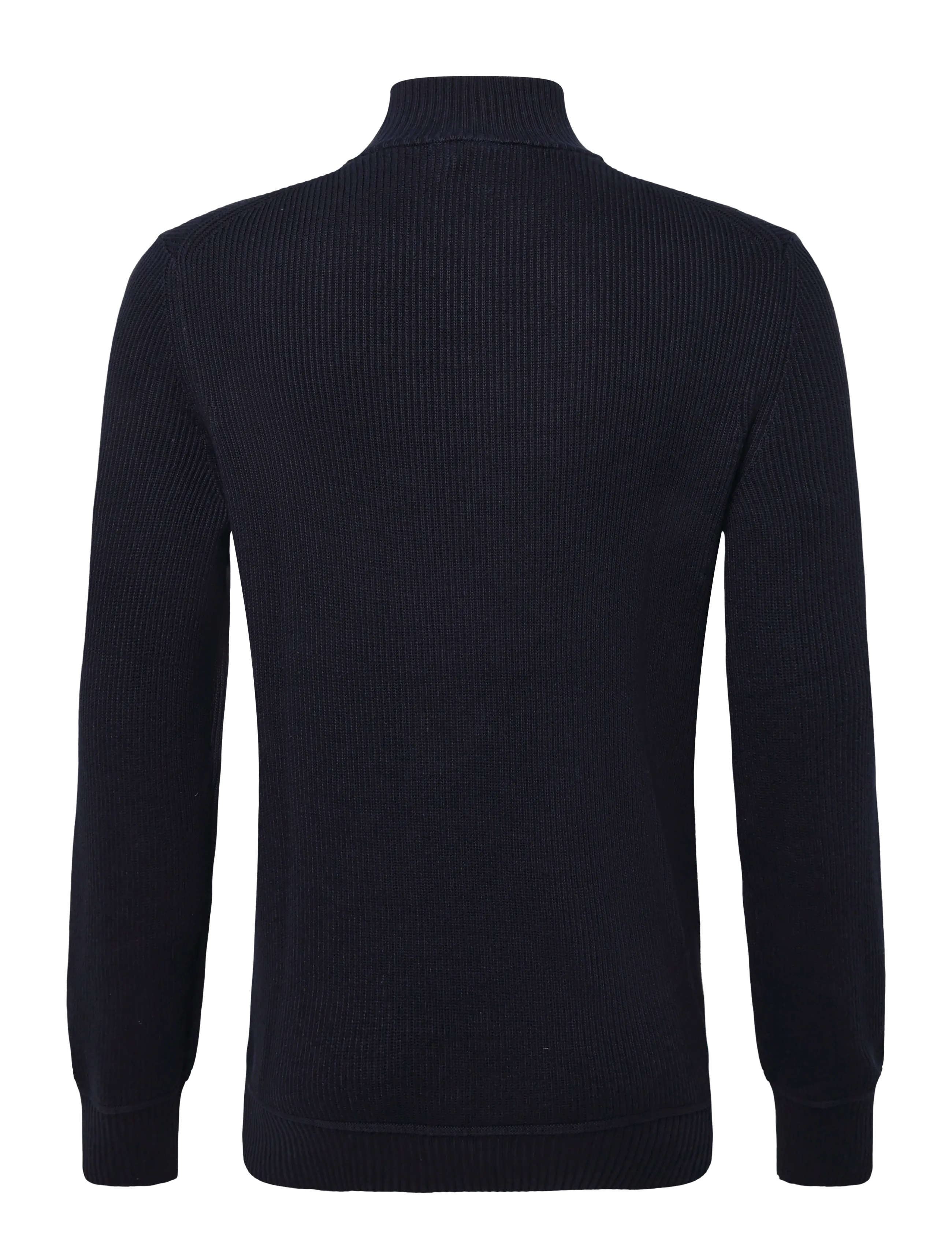 Morris - Colin Half Zip - half zip jumpers - old blue - 2
