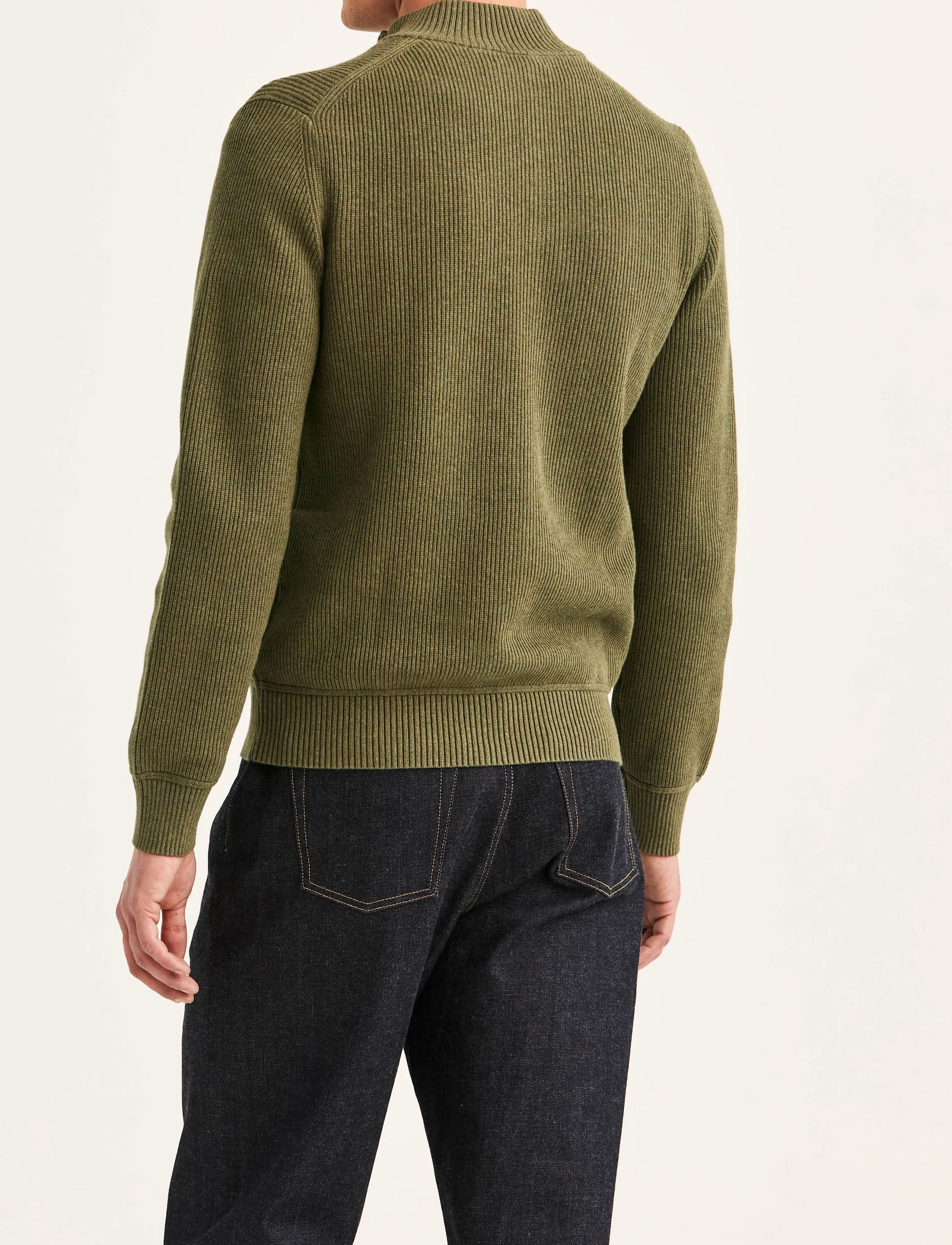 Morris - Colin Half Zip - olive - 4