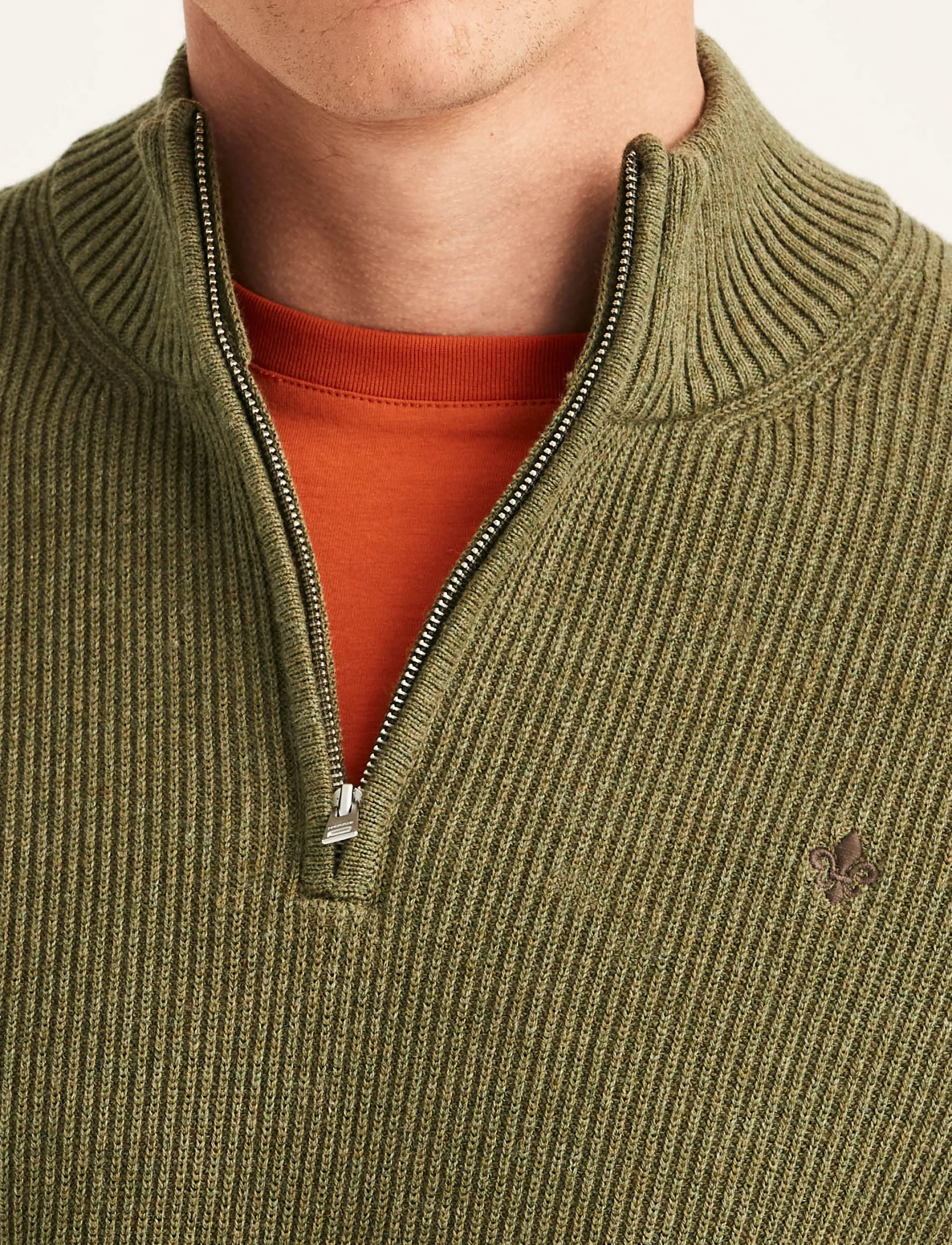 Morris - Colin Half Zip - olive - 5