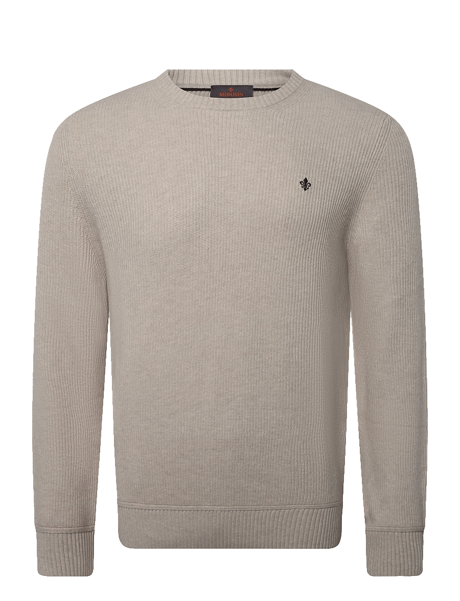 Morris - Colin Oneck - rundhalsad - khaki - 1