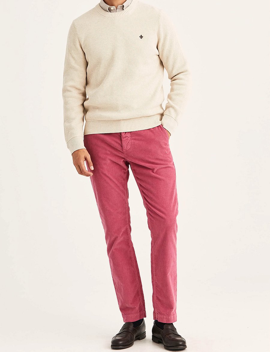 Morris - Colin Oneck - rundhalsad - khaki - 3