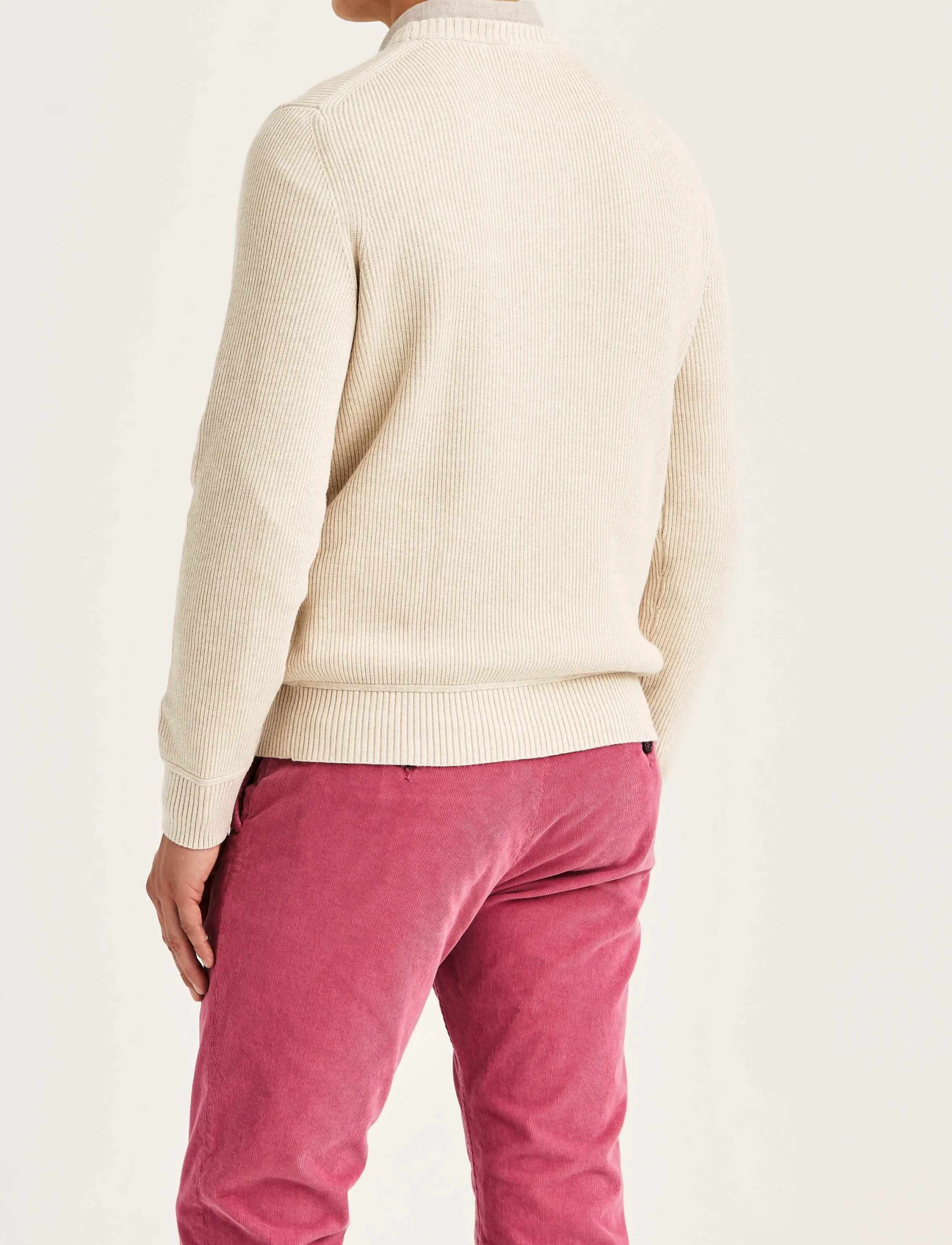 Morris - Colin Oneck - rundhalsad - khaki - 4