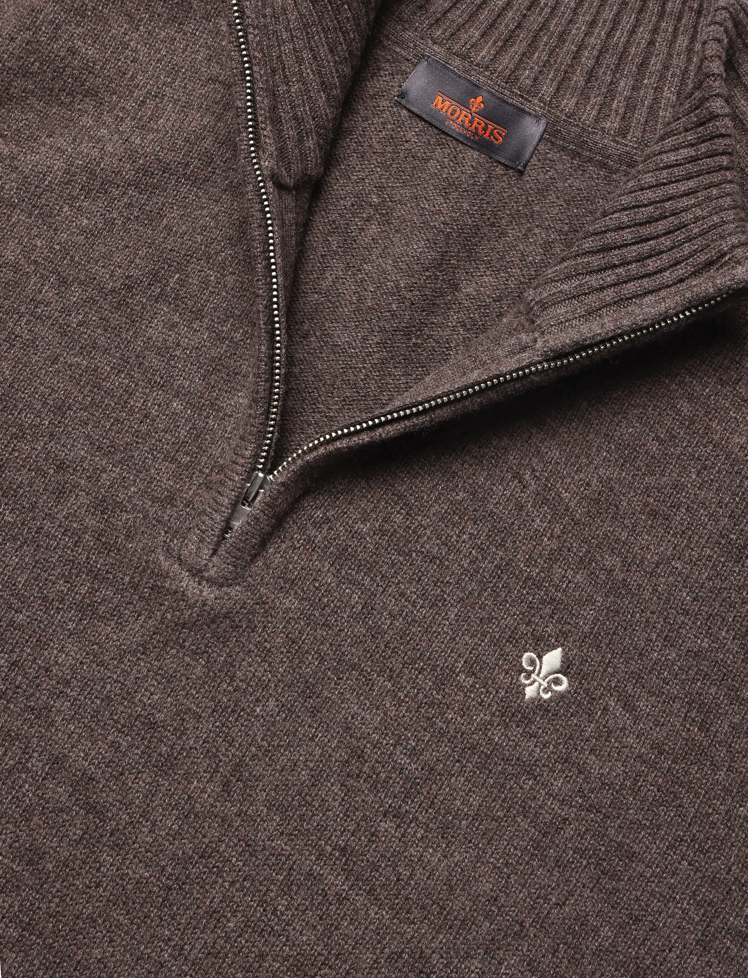 Morris Hertford Half Zip (MOR9014781) - Half zip jumpers - Boozt.com