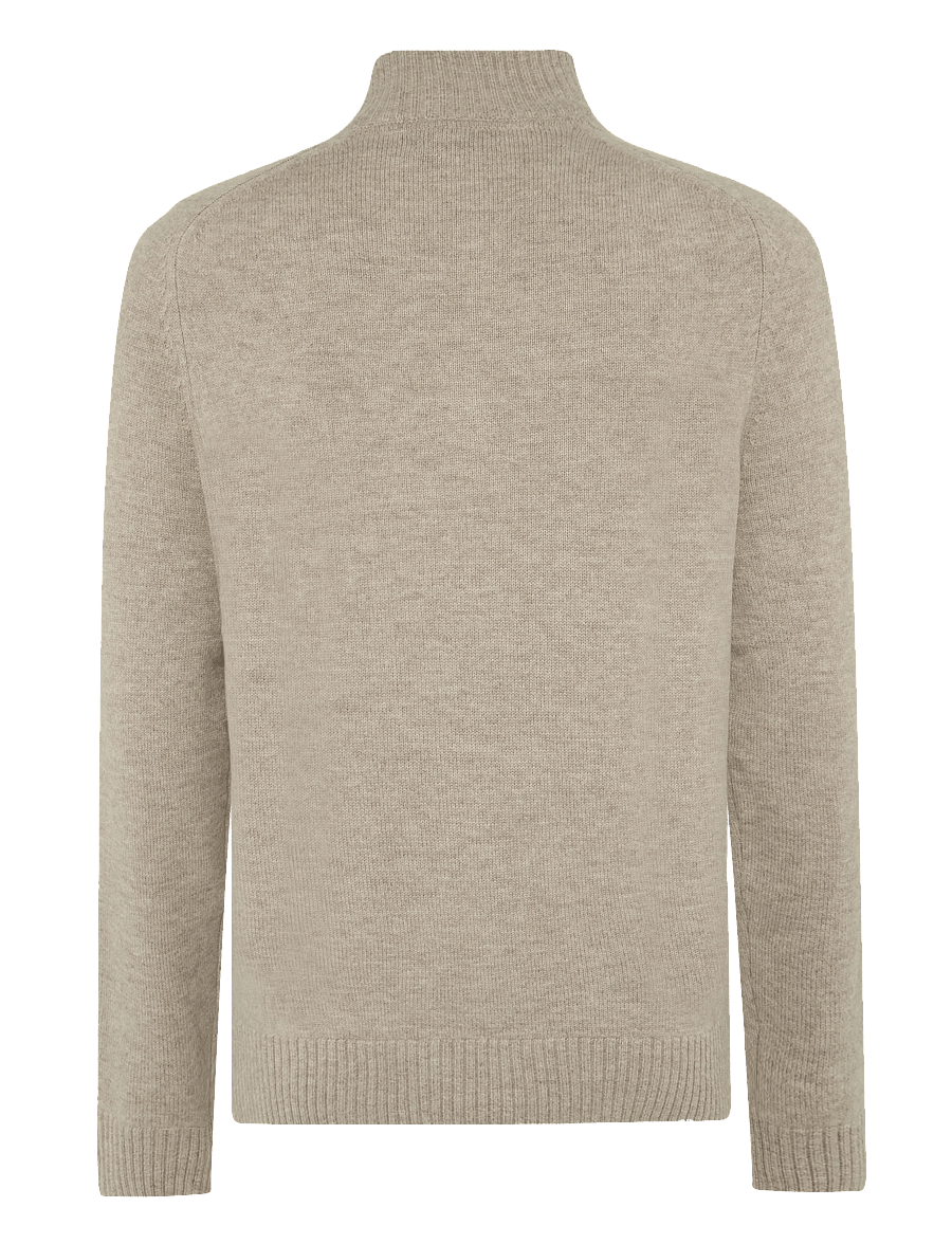 Morris - Hertford Half Zip - halfzip strik - khaki - 2