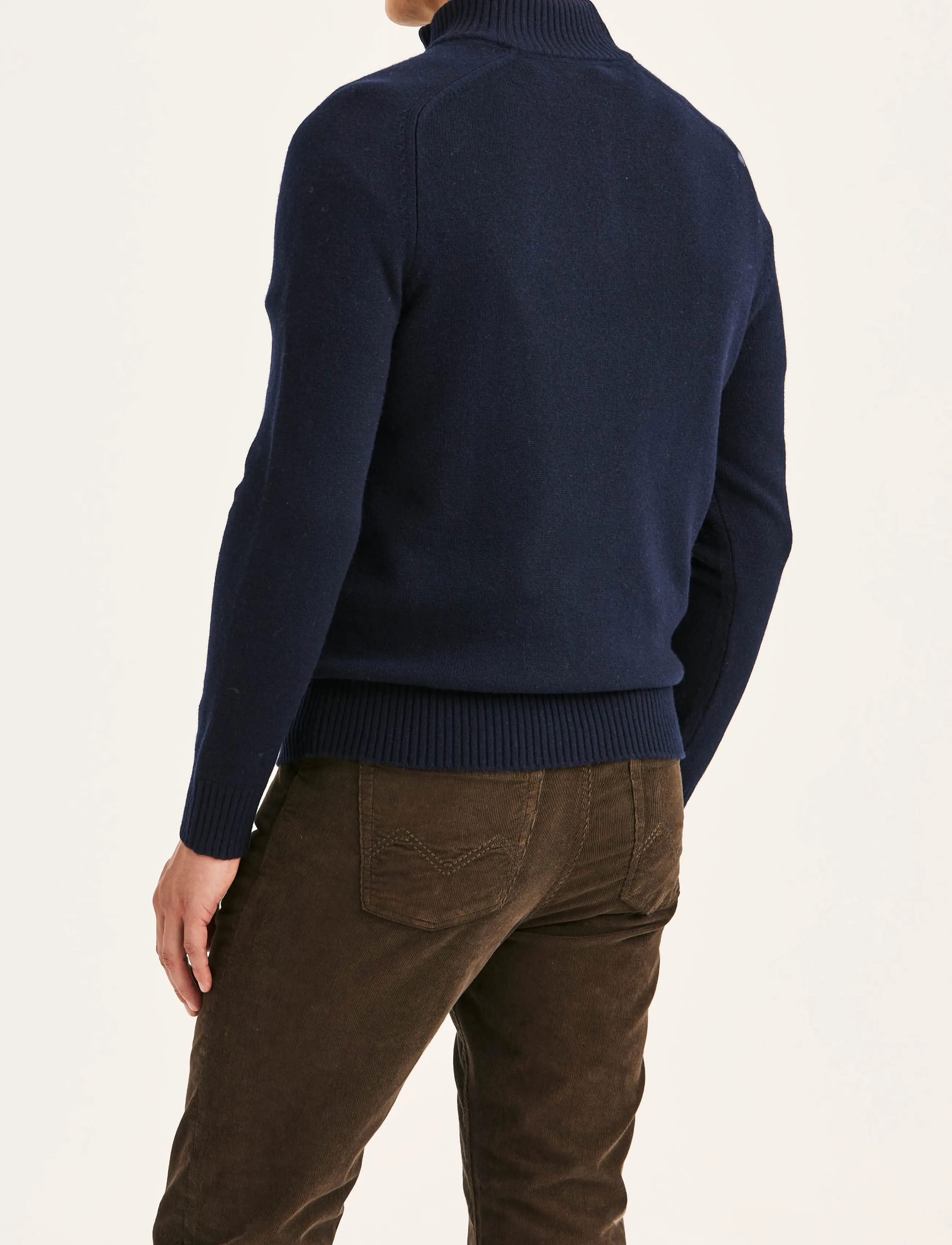 Morris - Hertford Half Zip - halfzip strik - navy - 0