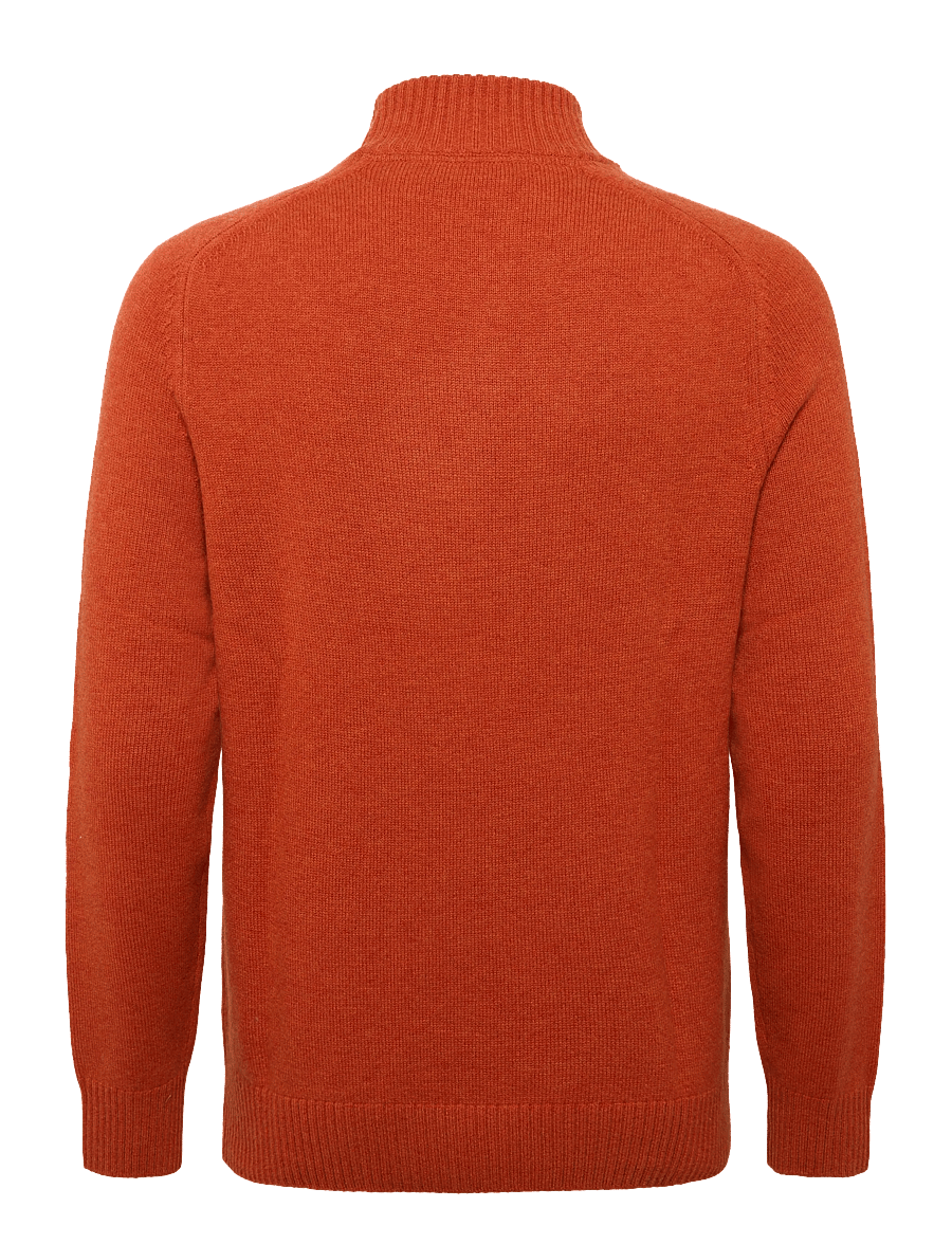 Morris - Hertford Half Zip - pullover mit halbem reißverschluss - orange - 2
