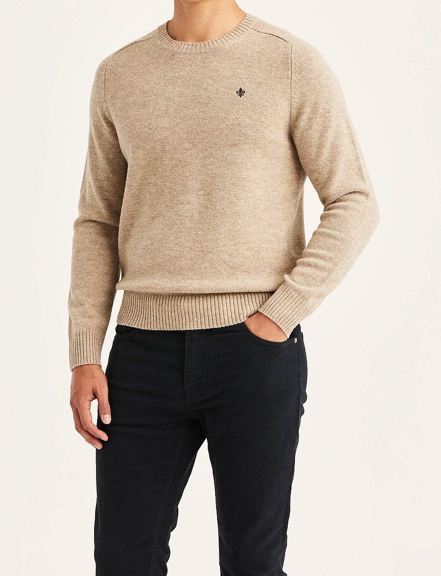 Morris - Hertford Oneck - rundhals - khaki - 0
