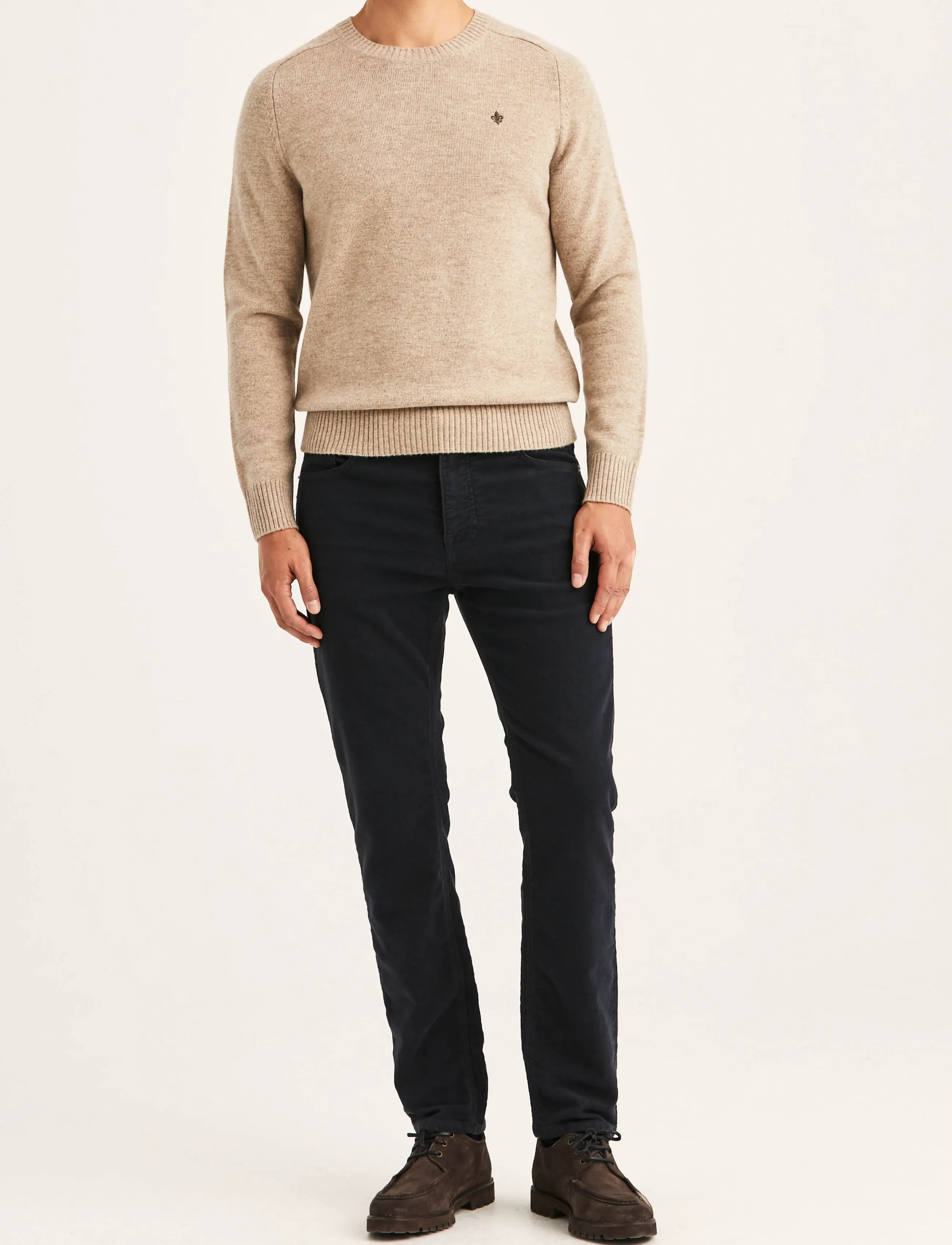 Morris - Hertford Oneck - rundhals - khaki - 3