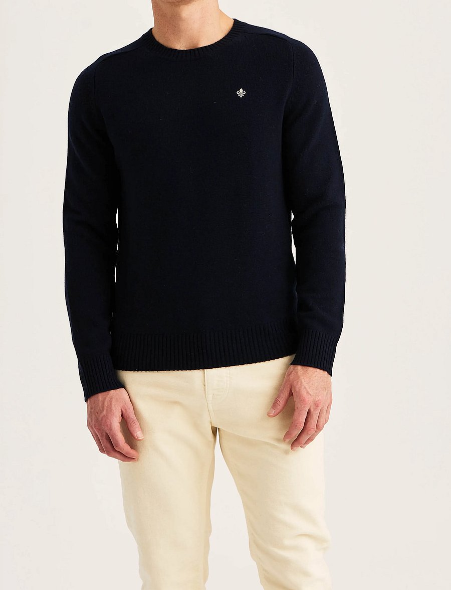 Morris - Hertford Oneck - round necks - navy - 0