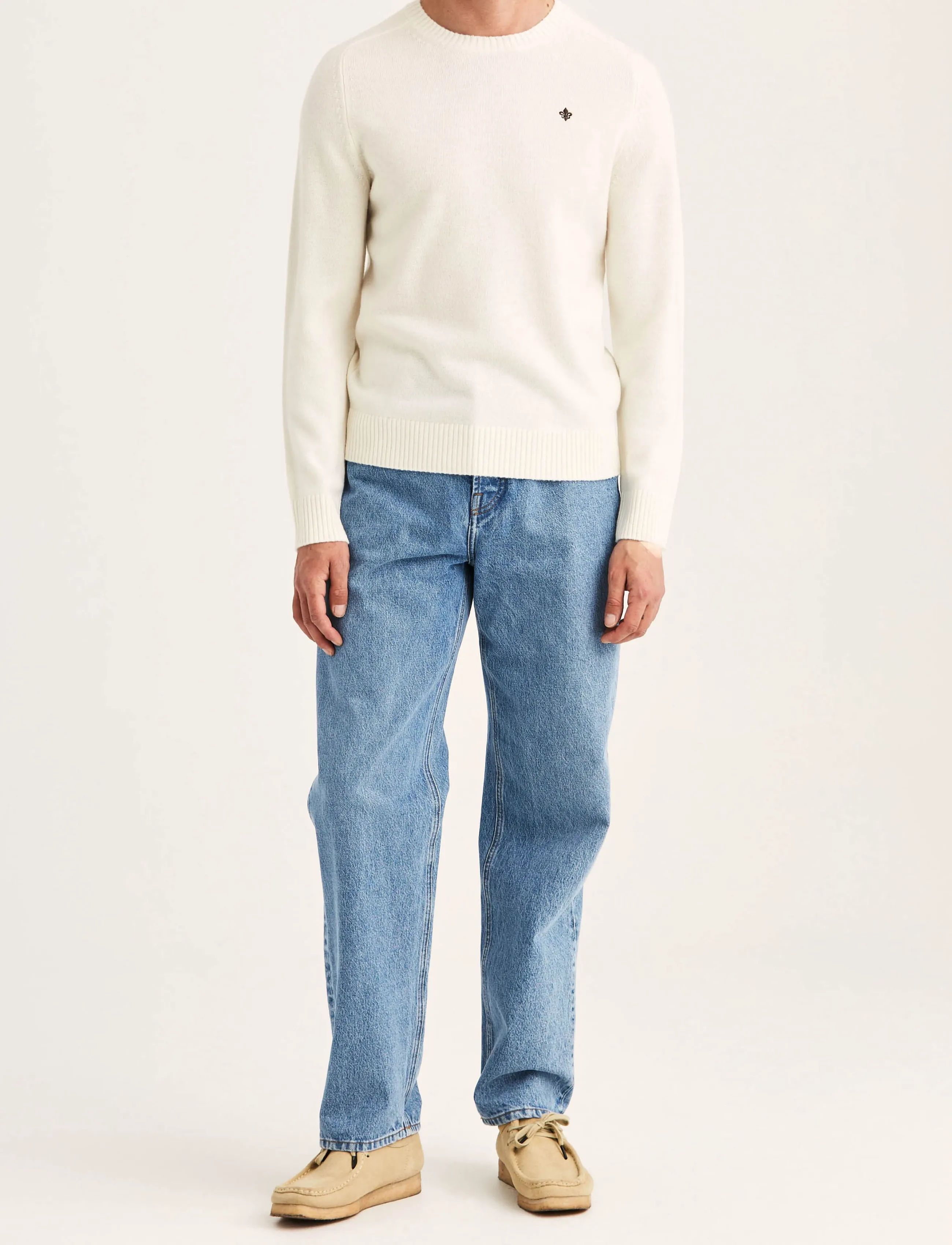 Morris - Hertford Oneck - rund hals - off white - 3