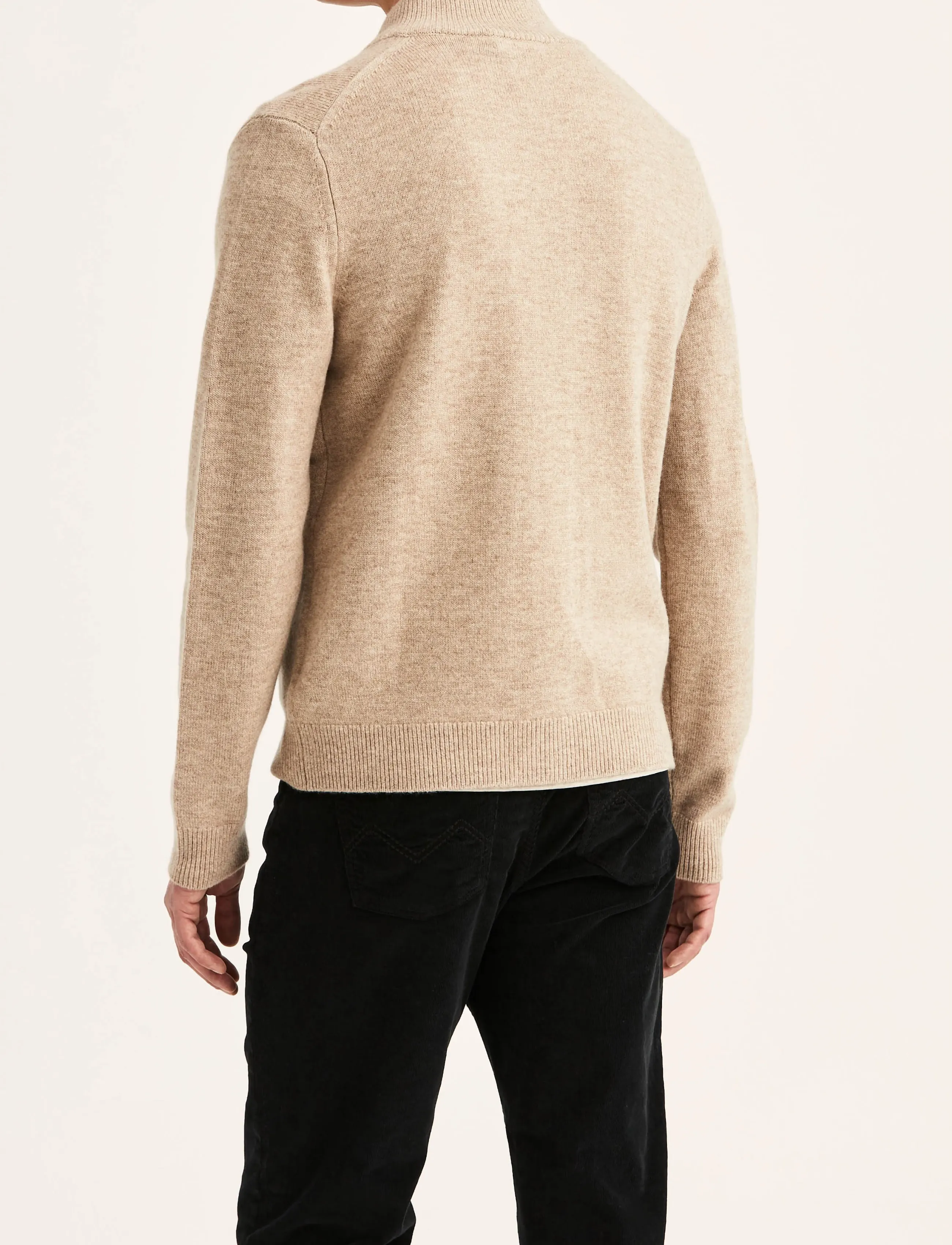 Morris - Hertford Button Cardigan - strickjacken - khaki - 4