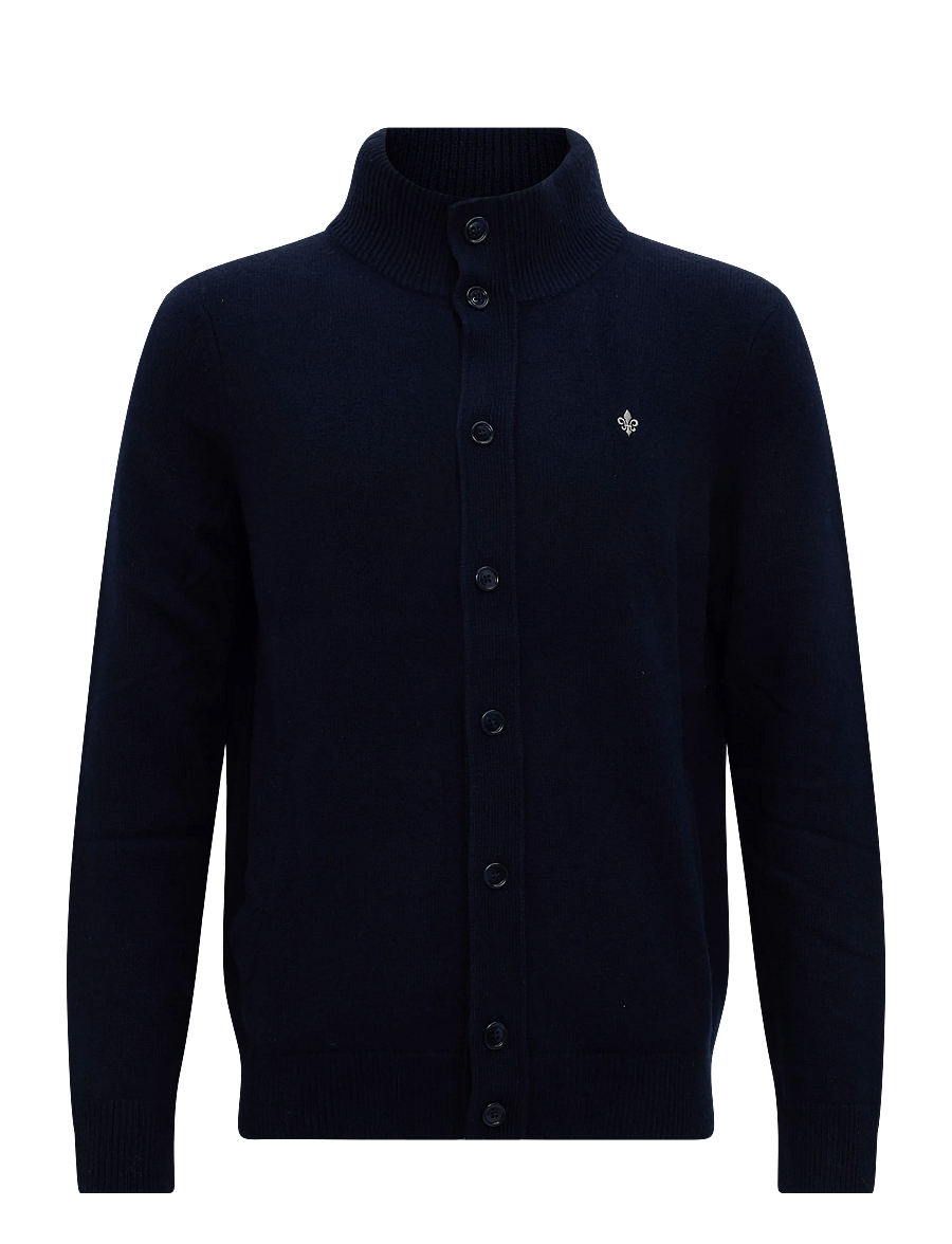 Morris - Hertford Button Cardigan - kardiganid - navy - 1