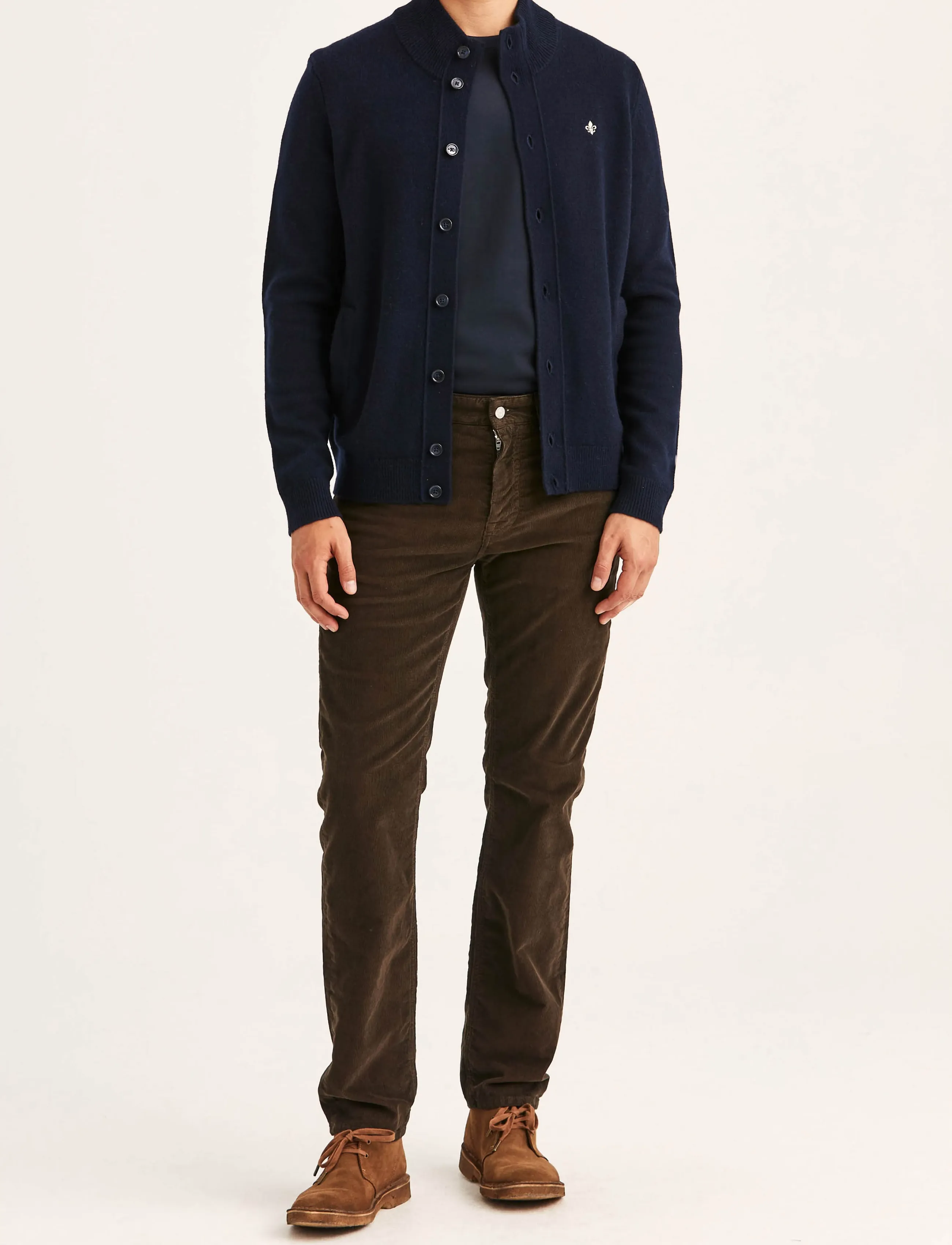 Morris - Hertford Button Cardigan - kardiganid - navy - 3