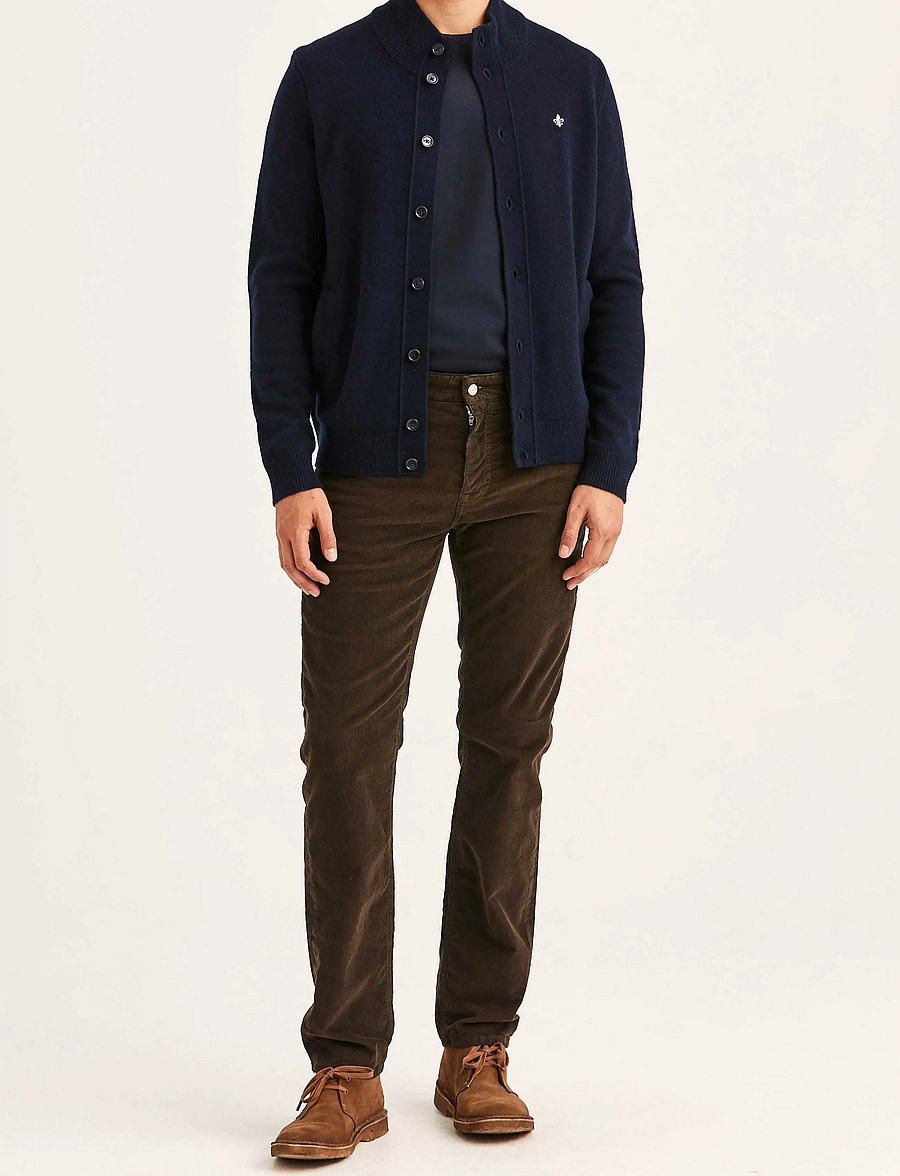 Morris - Hertford Button Cardigan - kardiganid - navy - 3