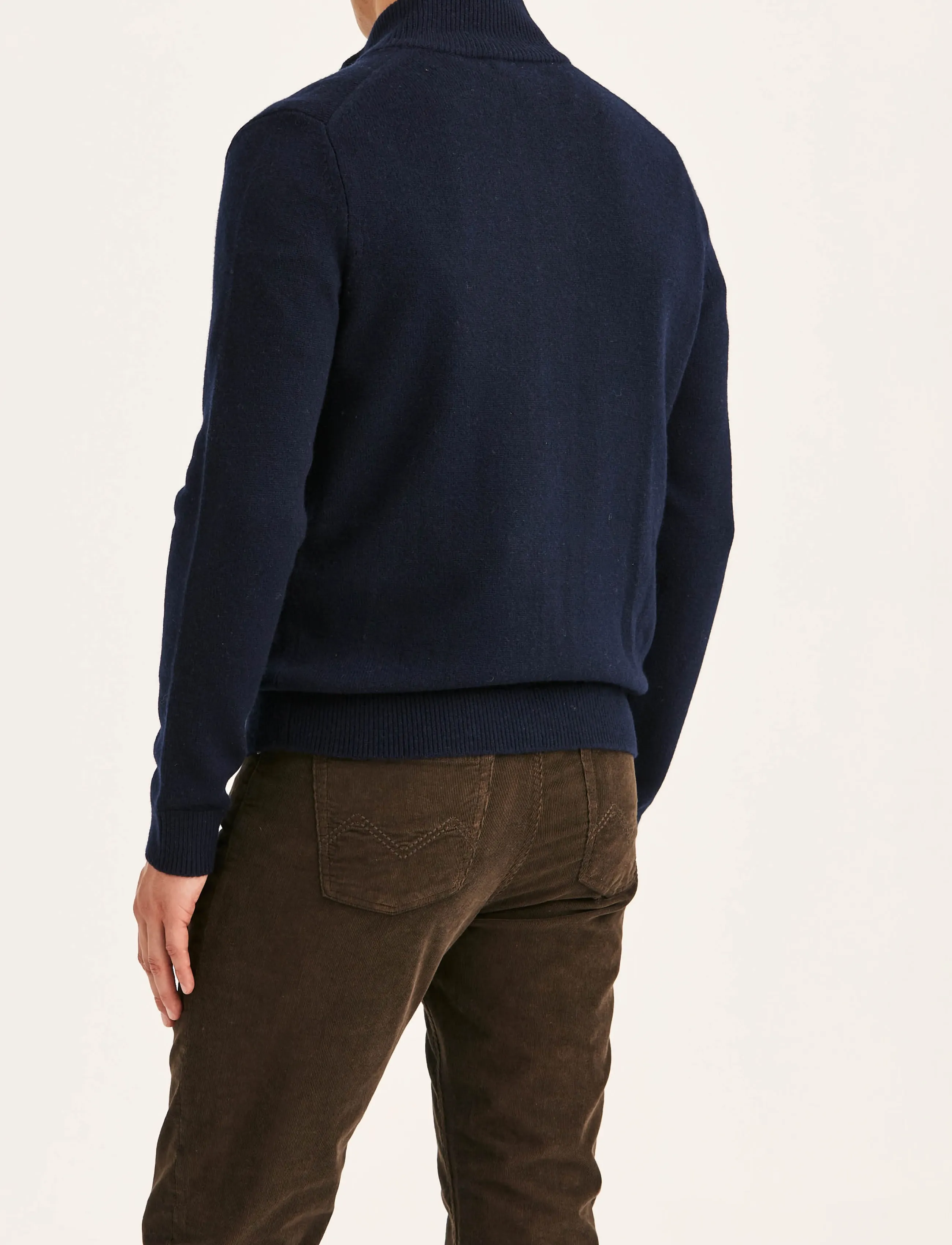 Morris - Hertford Button Cardigan - kardiganid - navy - 4