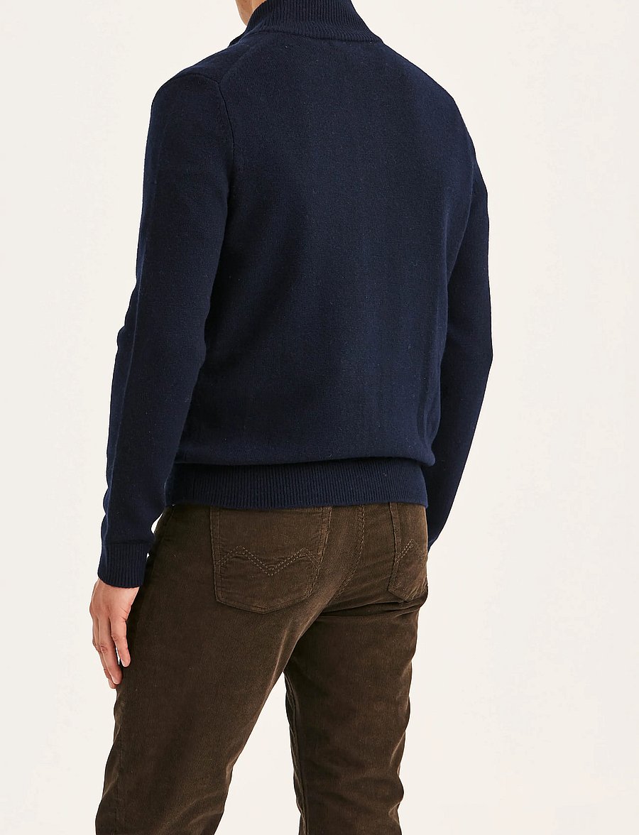 Morris - Hertford Button Cardigan - kardiganid - navy - 4