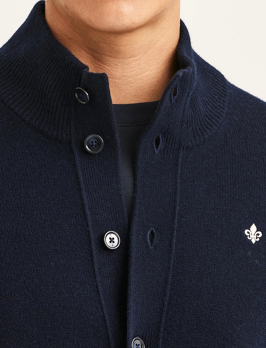 Morris - Hertford Button Cardigan - kardiganid - navy - 5