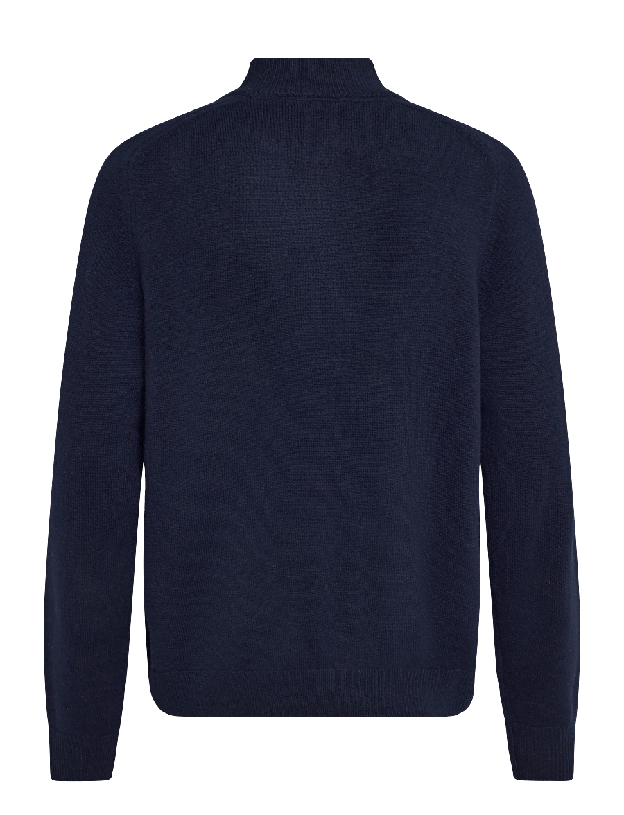 Morris - Hertford Zip Cardigan - kardiganid - navy - 2
