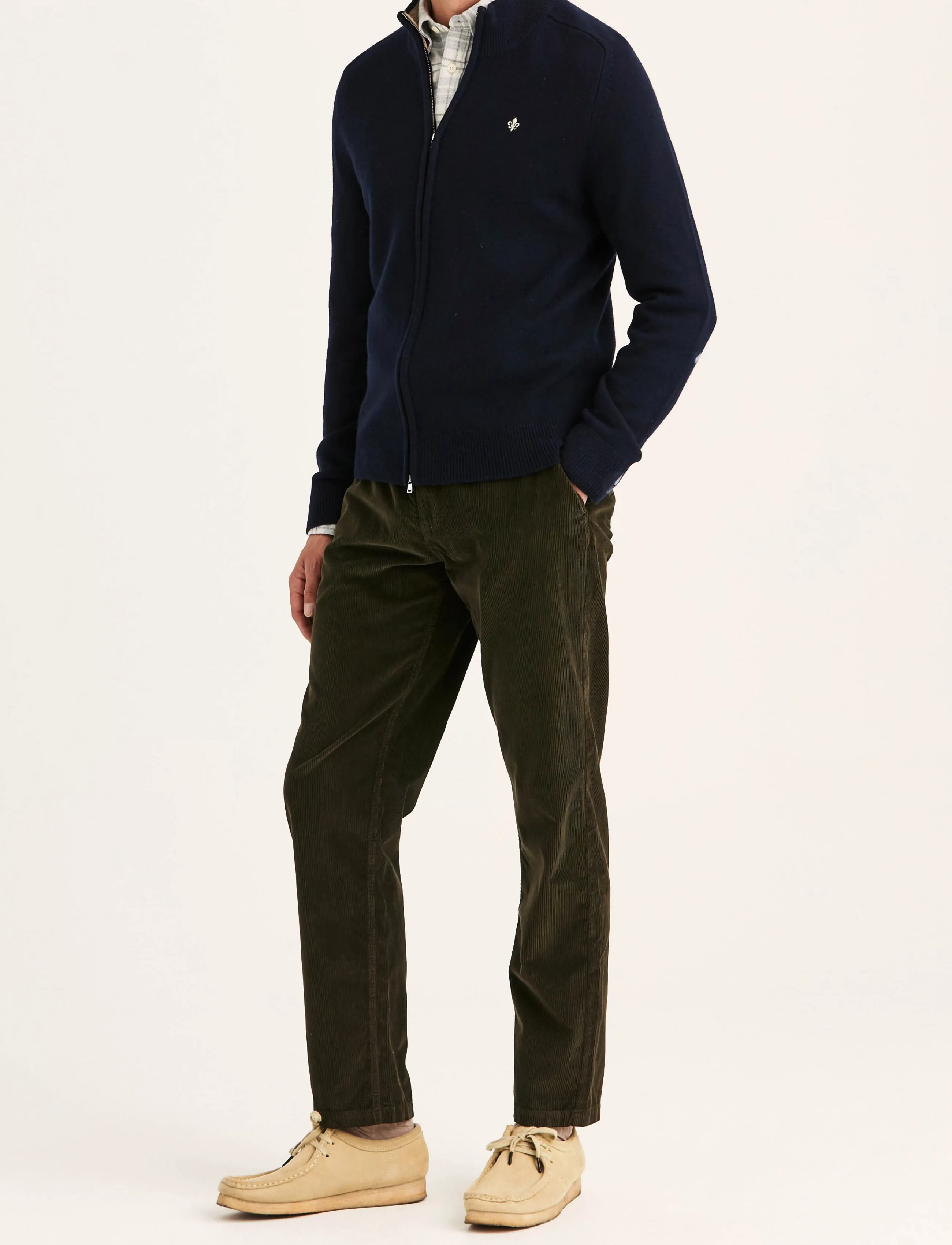 Morris - Hertford Zip Cardigan - kardiganid - navy - 3