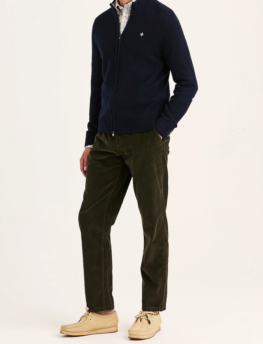 Morris - Hertford Zip Cardigan - kardiganid - navy - 3