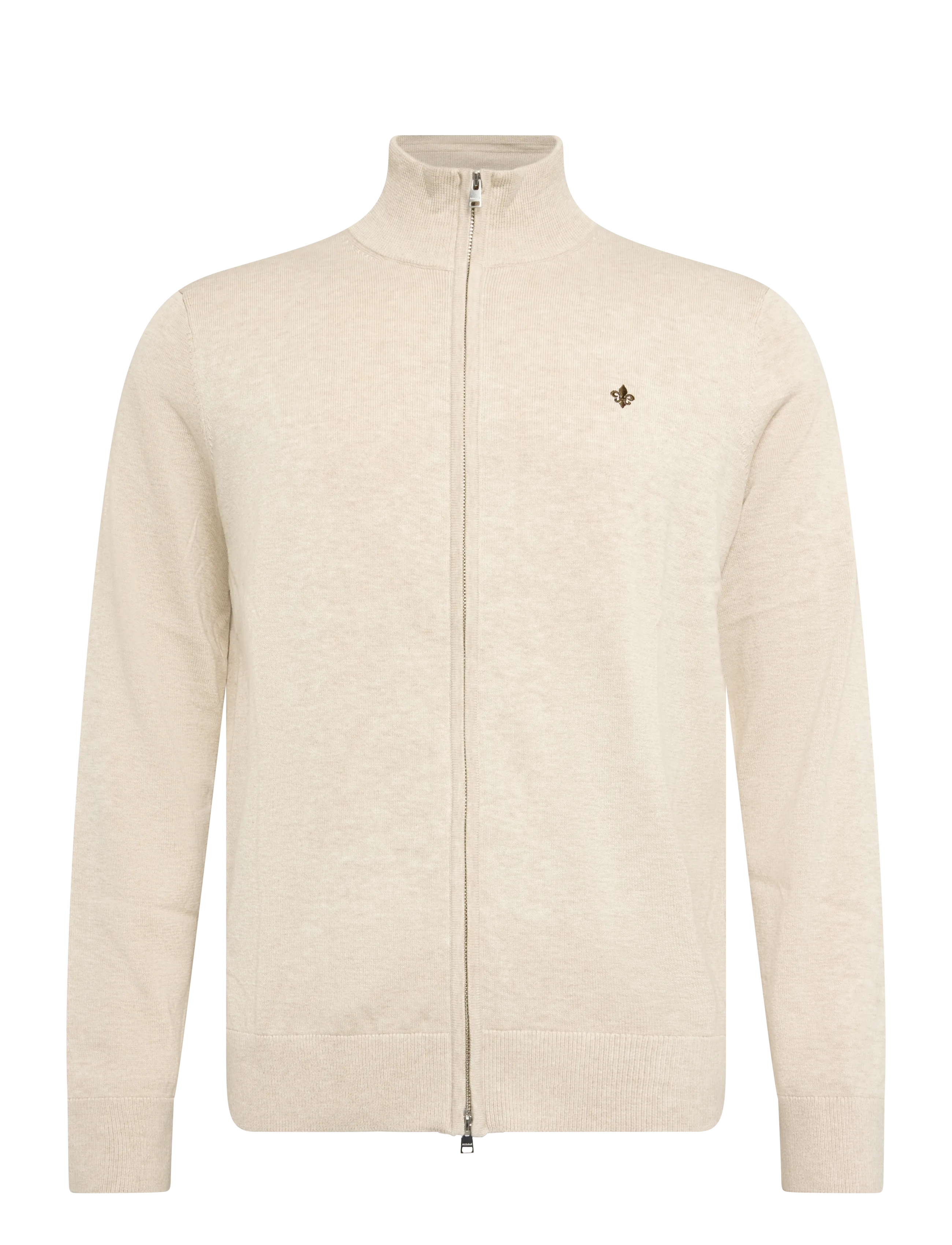 Morris Brian Zip Cardigan - Shop efter anledning - KHAKI / beige