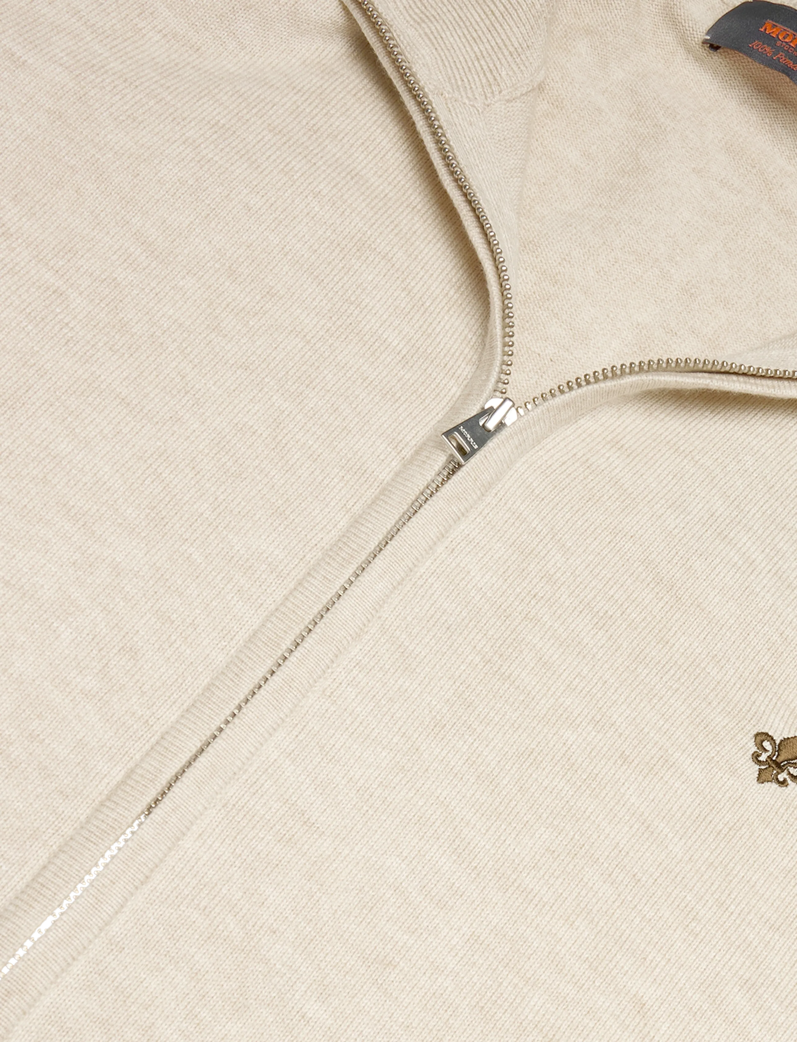Morris - Brian Zip Cardigan - khaki - 2