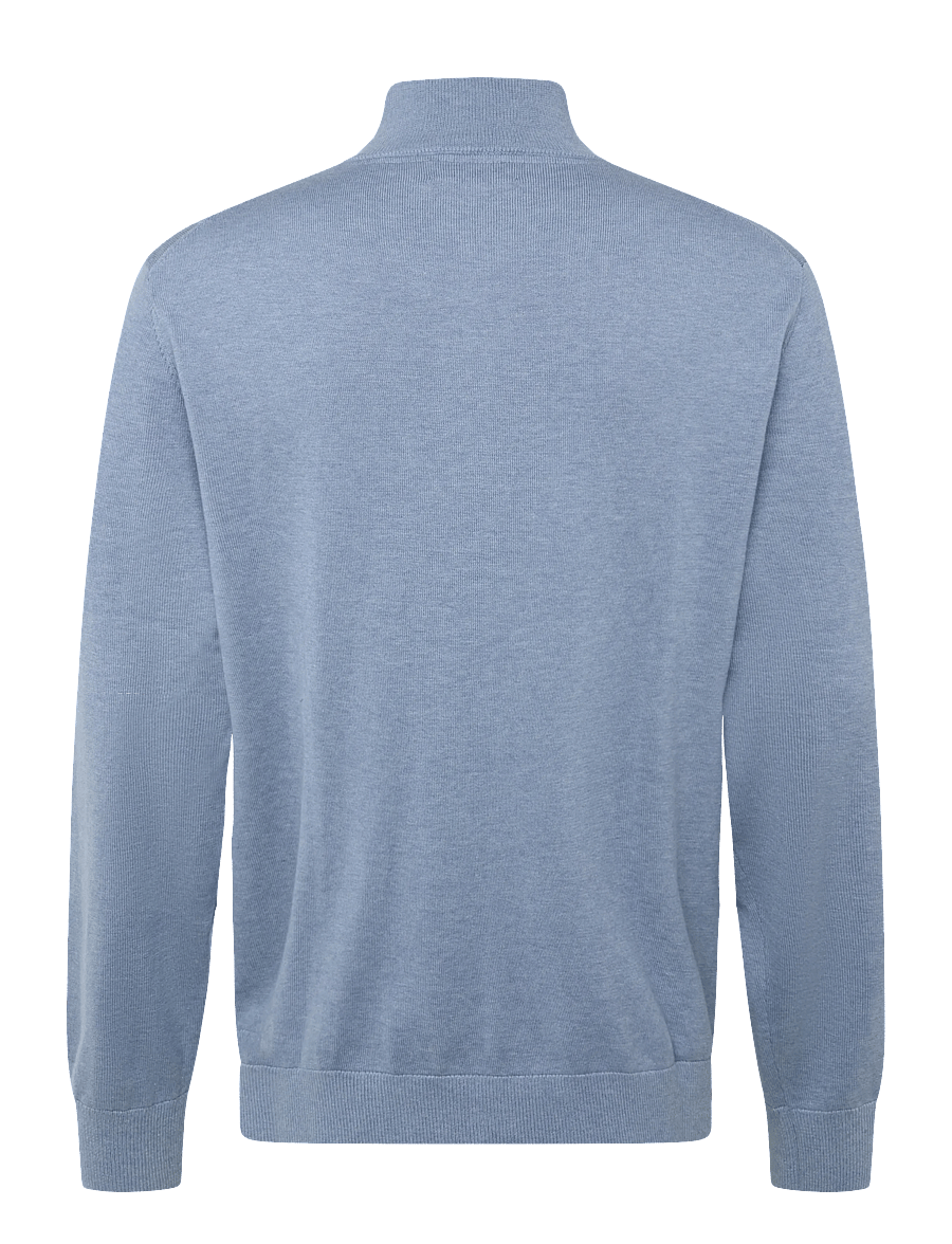 Morris - Brian Zip Cardigan - full zip tröjor - light blue - 1