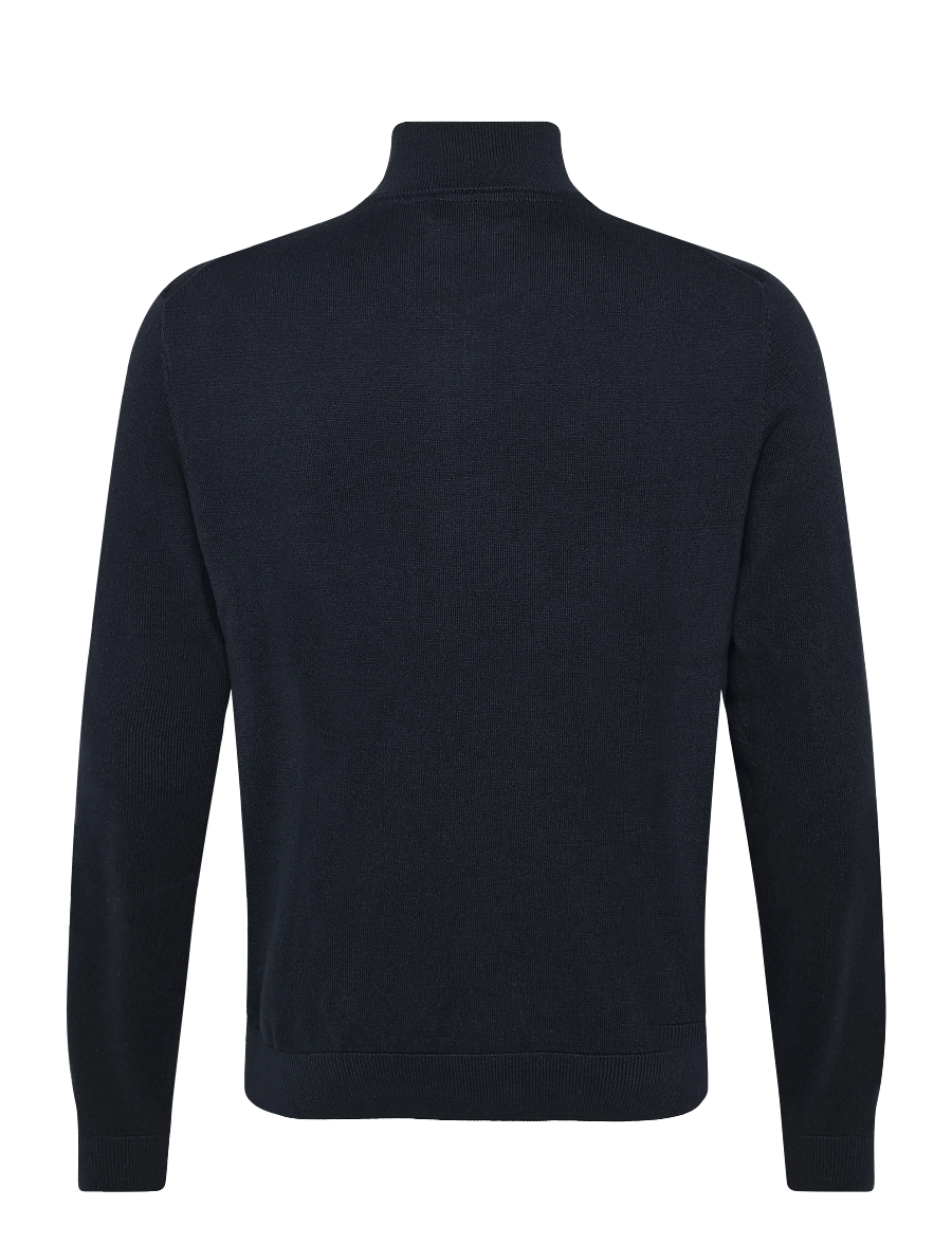 Morris - Brian Zip Cardigan - pullover mit durchgehendem reißverschluss - old blue - 1