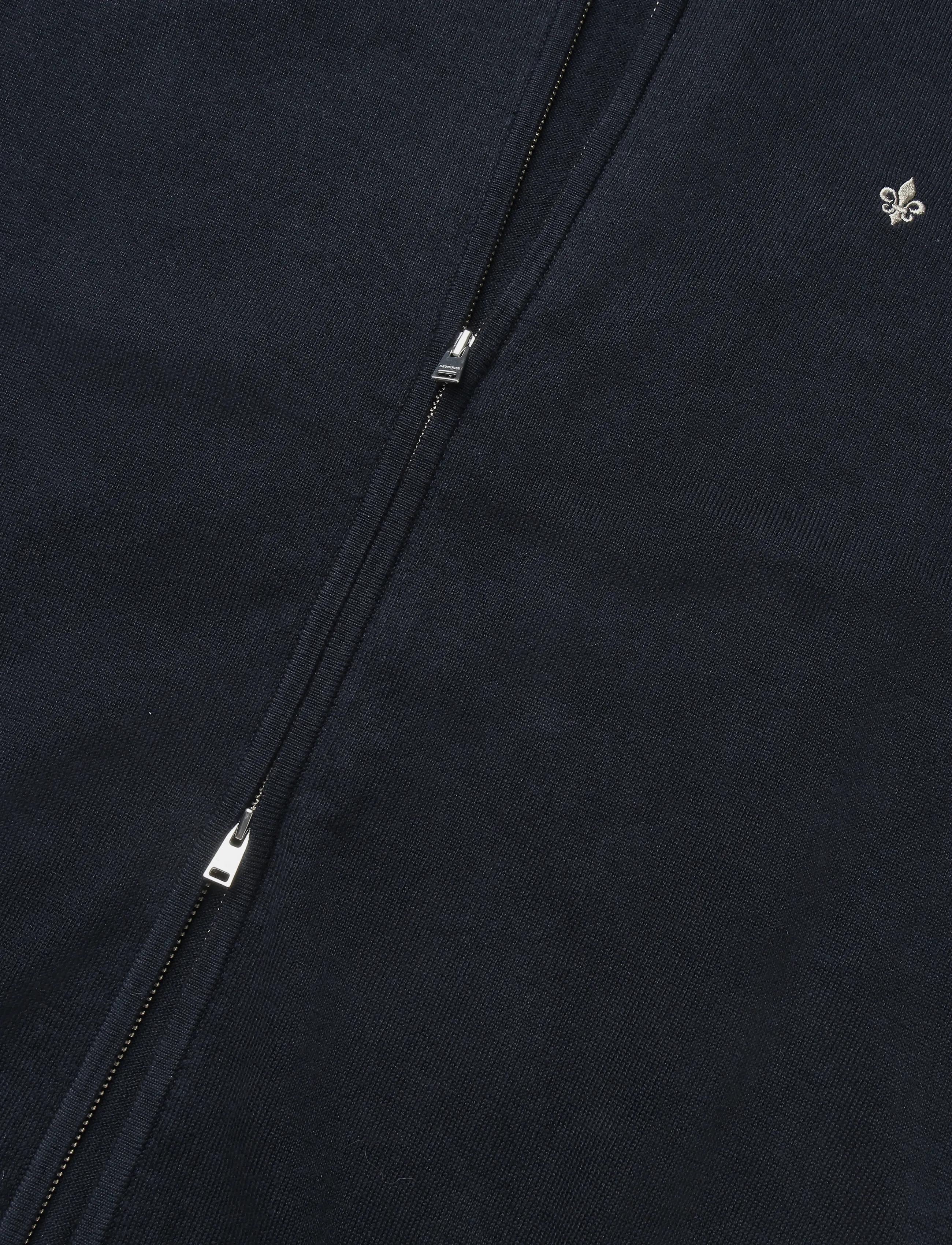 Morris - Brian Zip Cardigan - pullover mit durchgehendem reißverschluss - old blue - 3