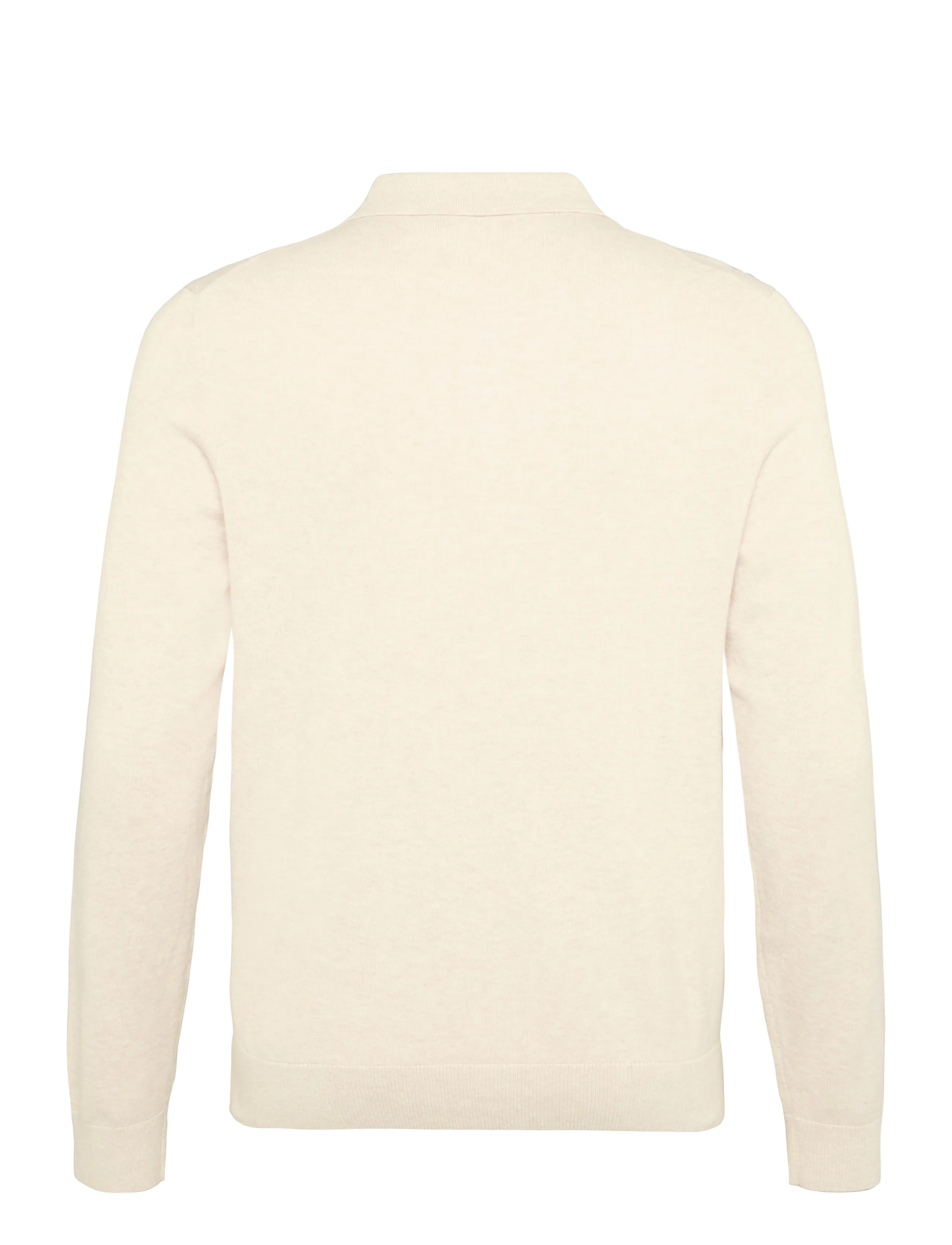 Morris - Brian Polo Knit - poloer i strik med lange ærmer - khaki - 1