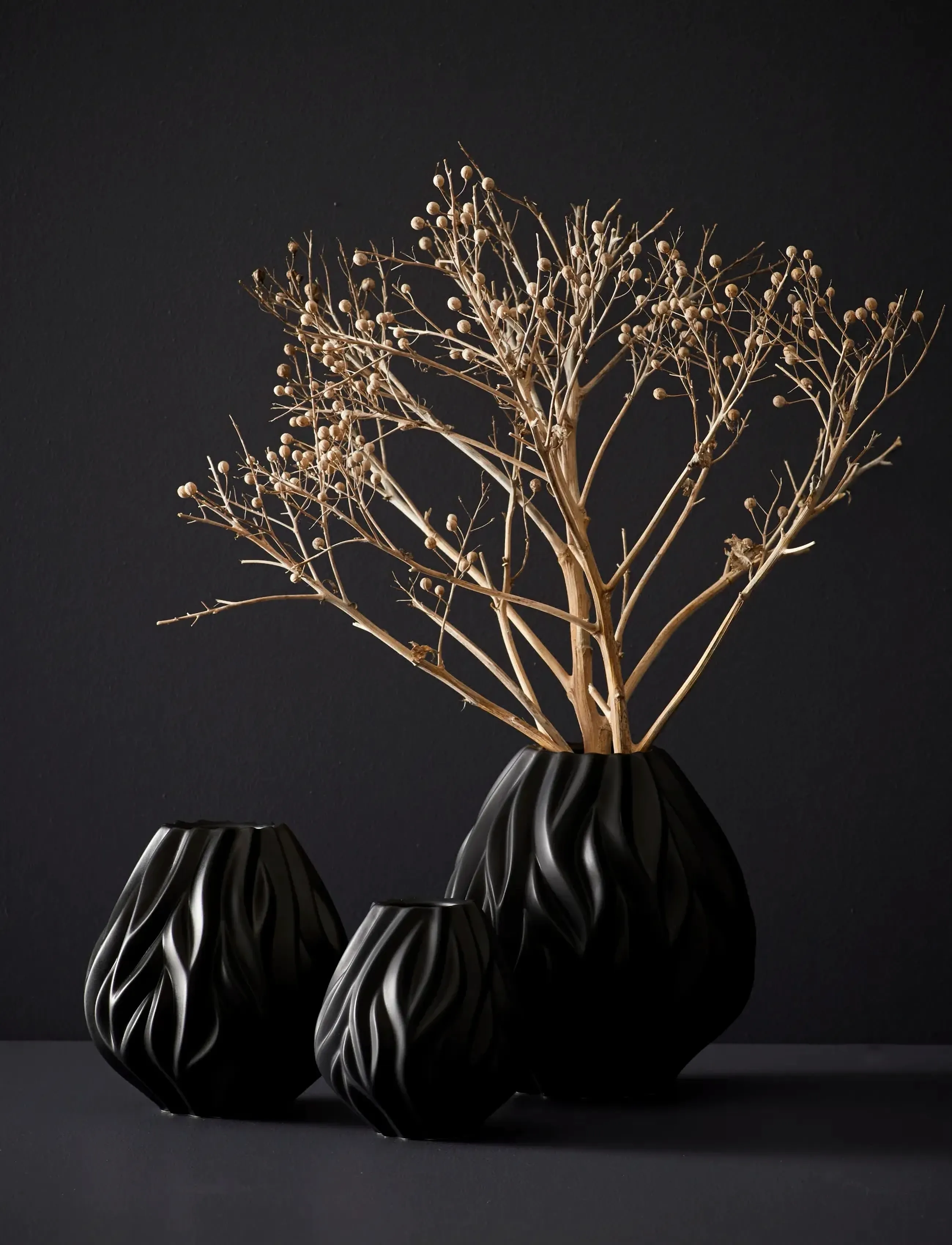 Morsø - Vase Flame - birthday gifts - black - 3
