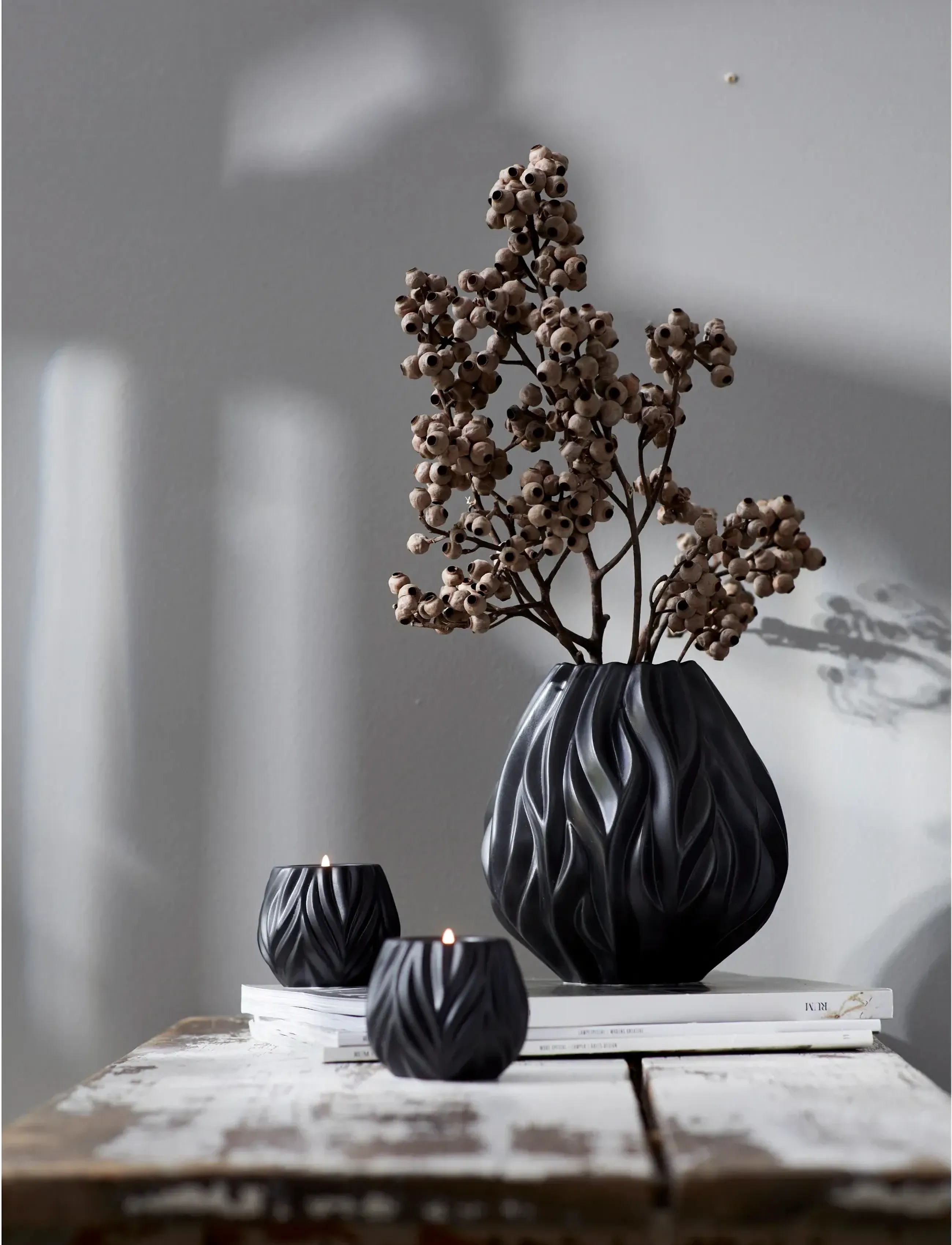 Morsø - Vase Flame - birthday gifts - black - 4
